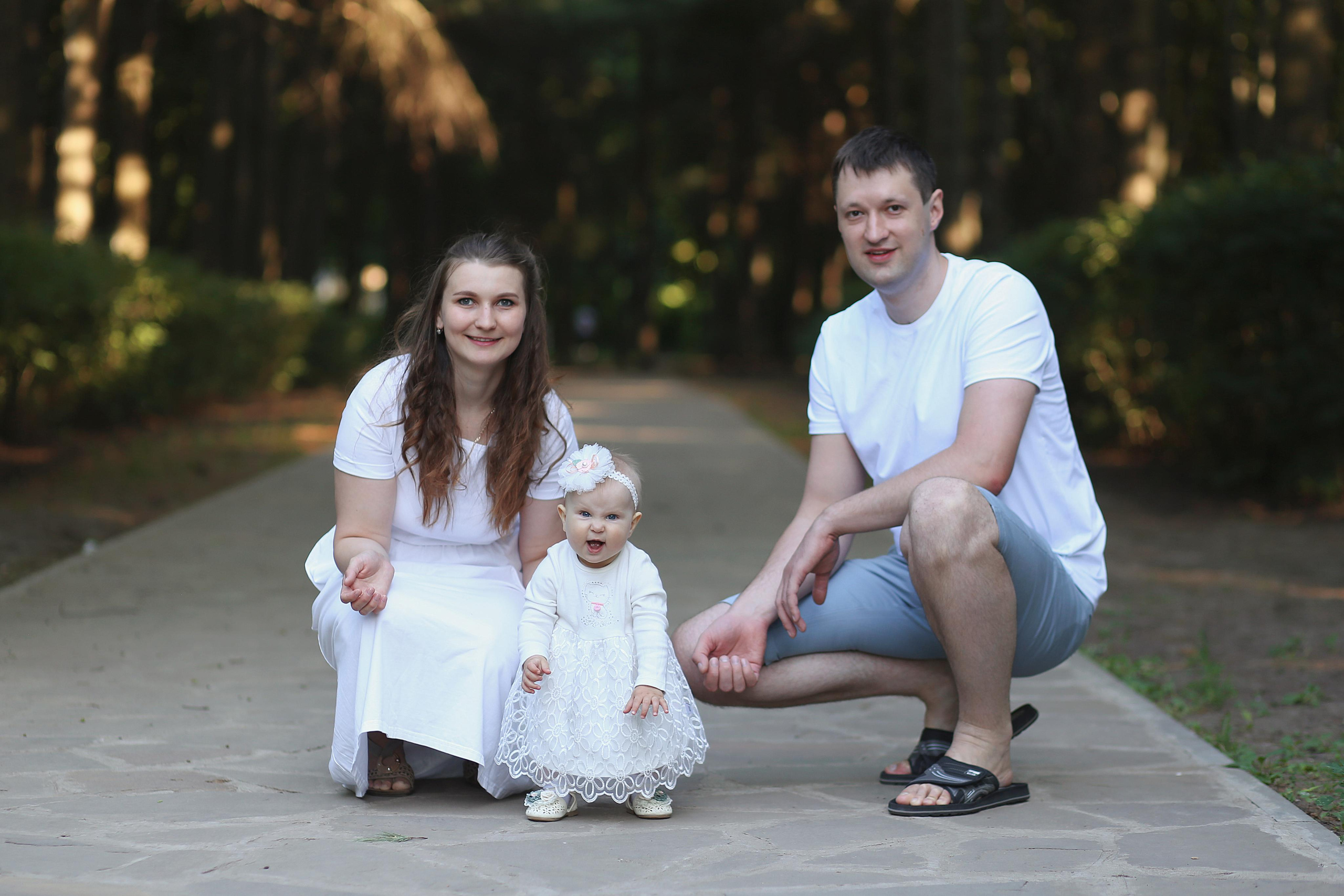 Первые шаги в Дендрарии. Семейный фотограф в Воронеже Плотникова Алина