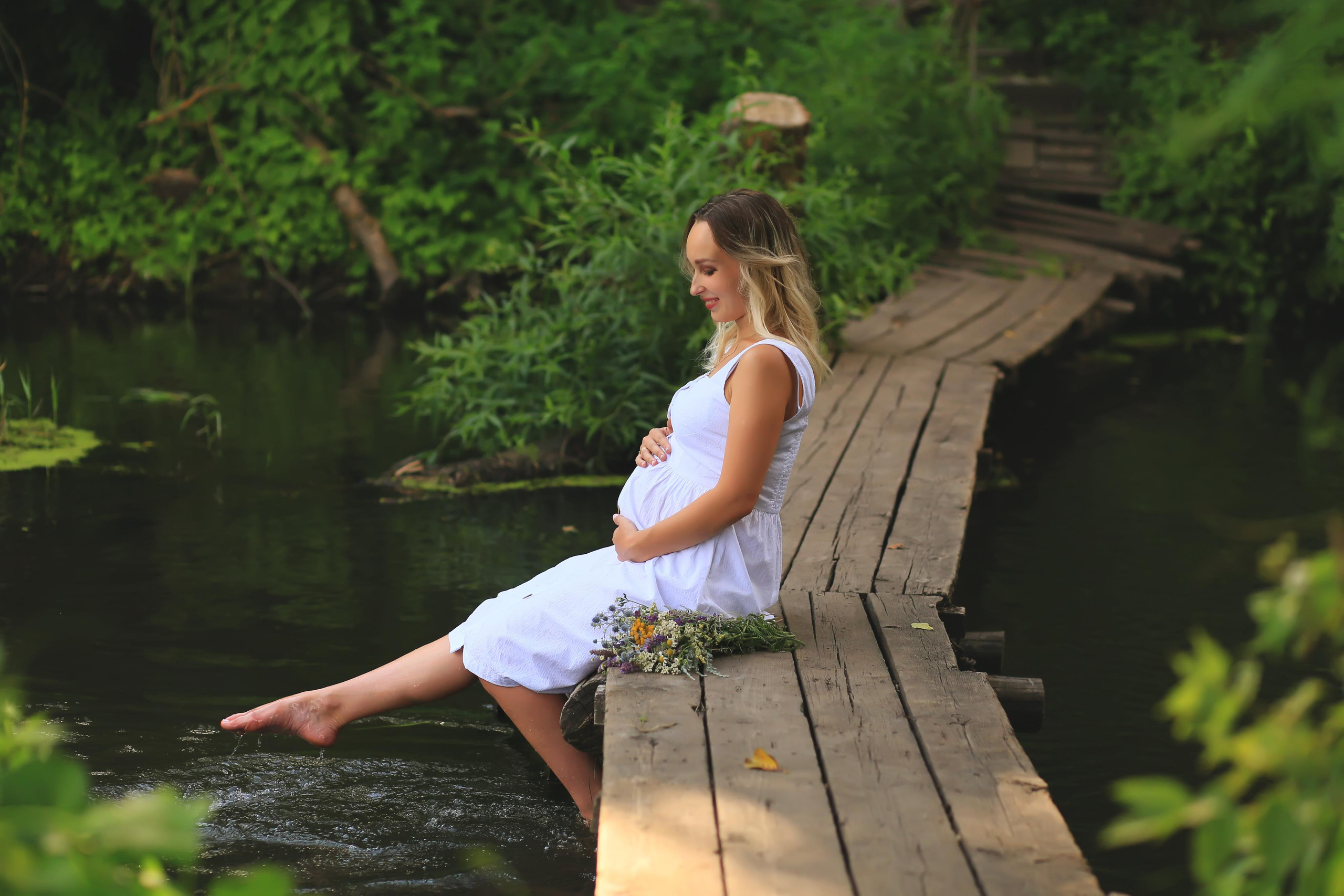 Река и деревянный мостик. Гремячий Колодезь. Семейный фотограф в Воронеже Плотникова Алина