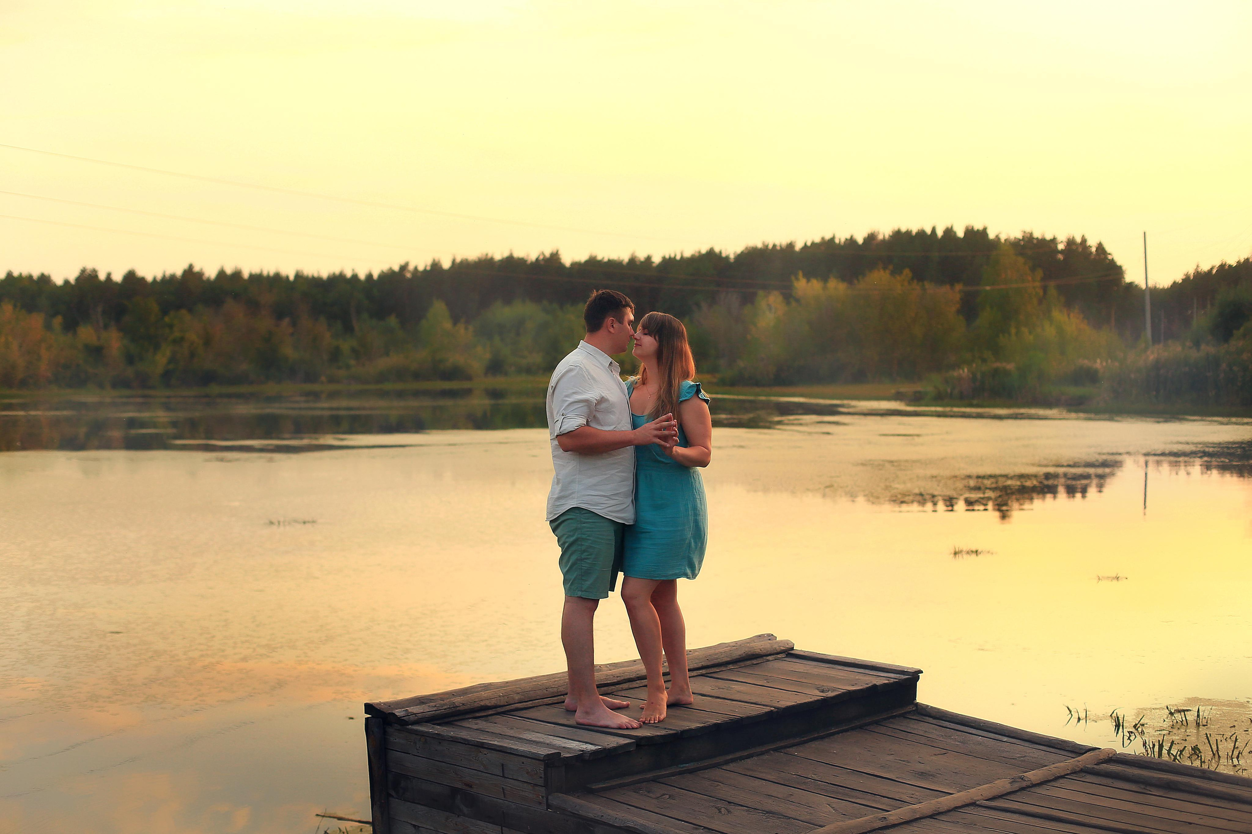 Закат на озере. Семейный фотограф в Воронеже Плотникова Алина