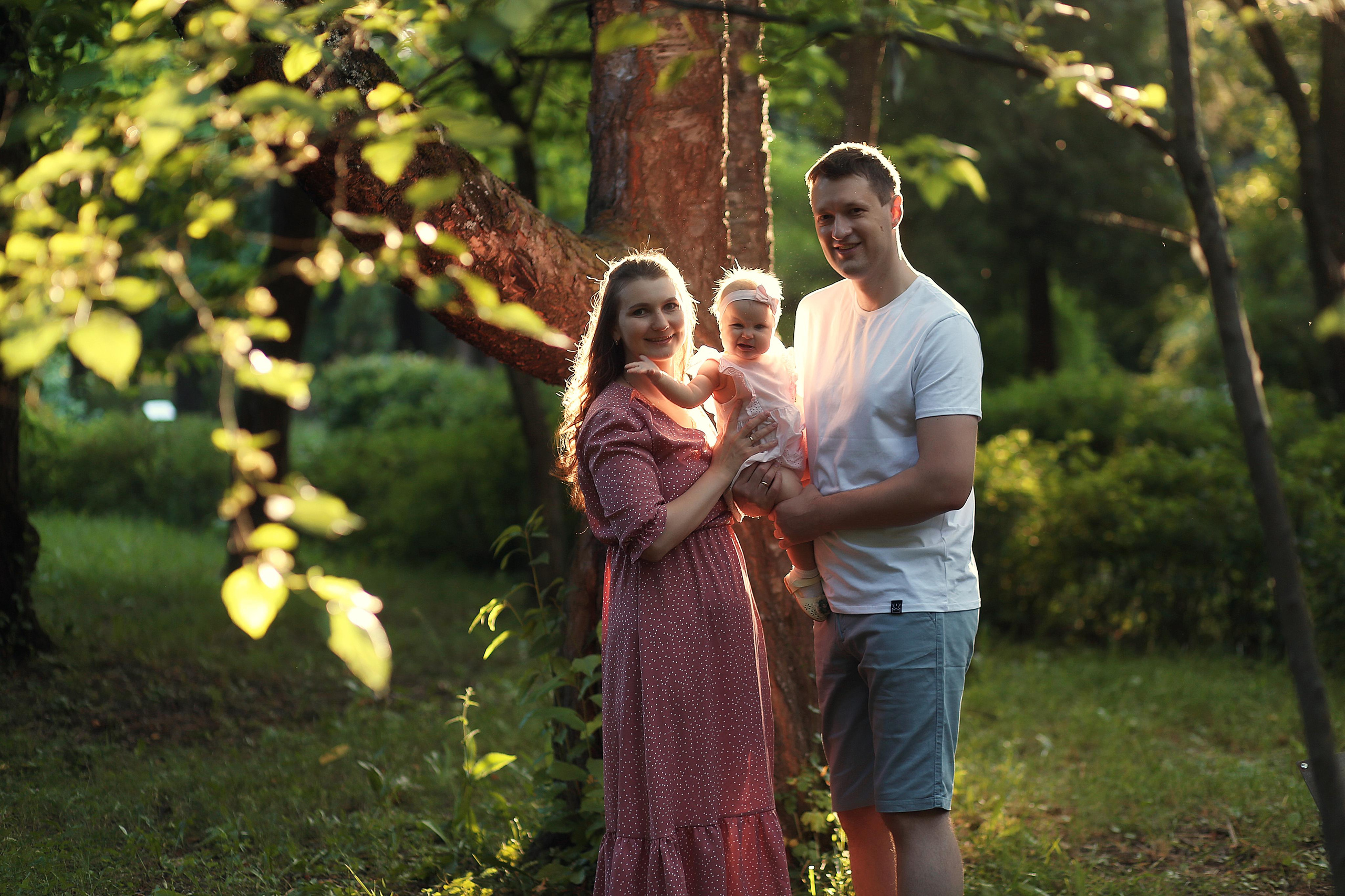 Первые шаги в Дендрарии. Семейный фотограф в Воронеже Плотникова Алина