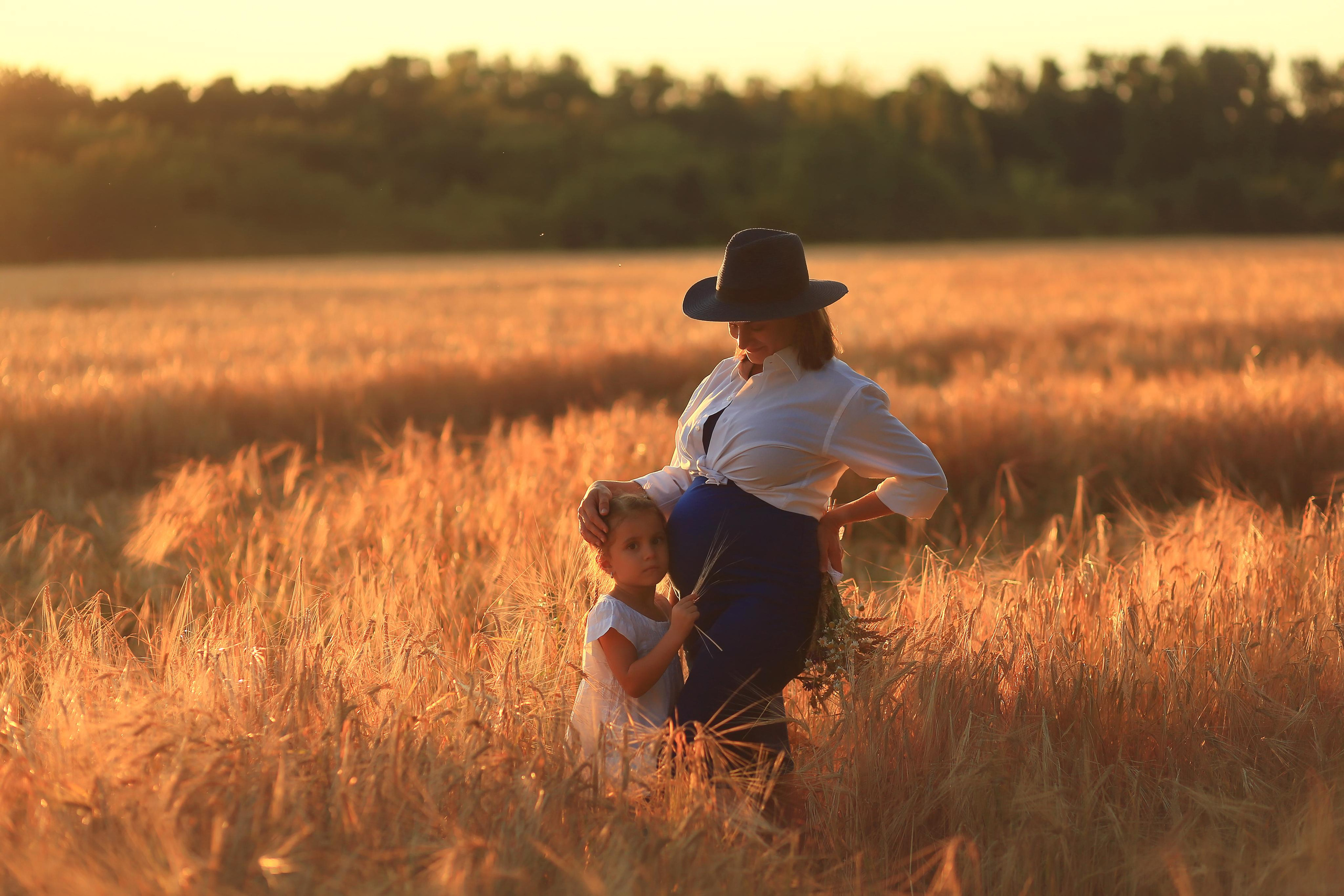 Закат, поля и ромашки. Семейный фотограф в Воронеже Плотникова Алина