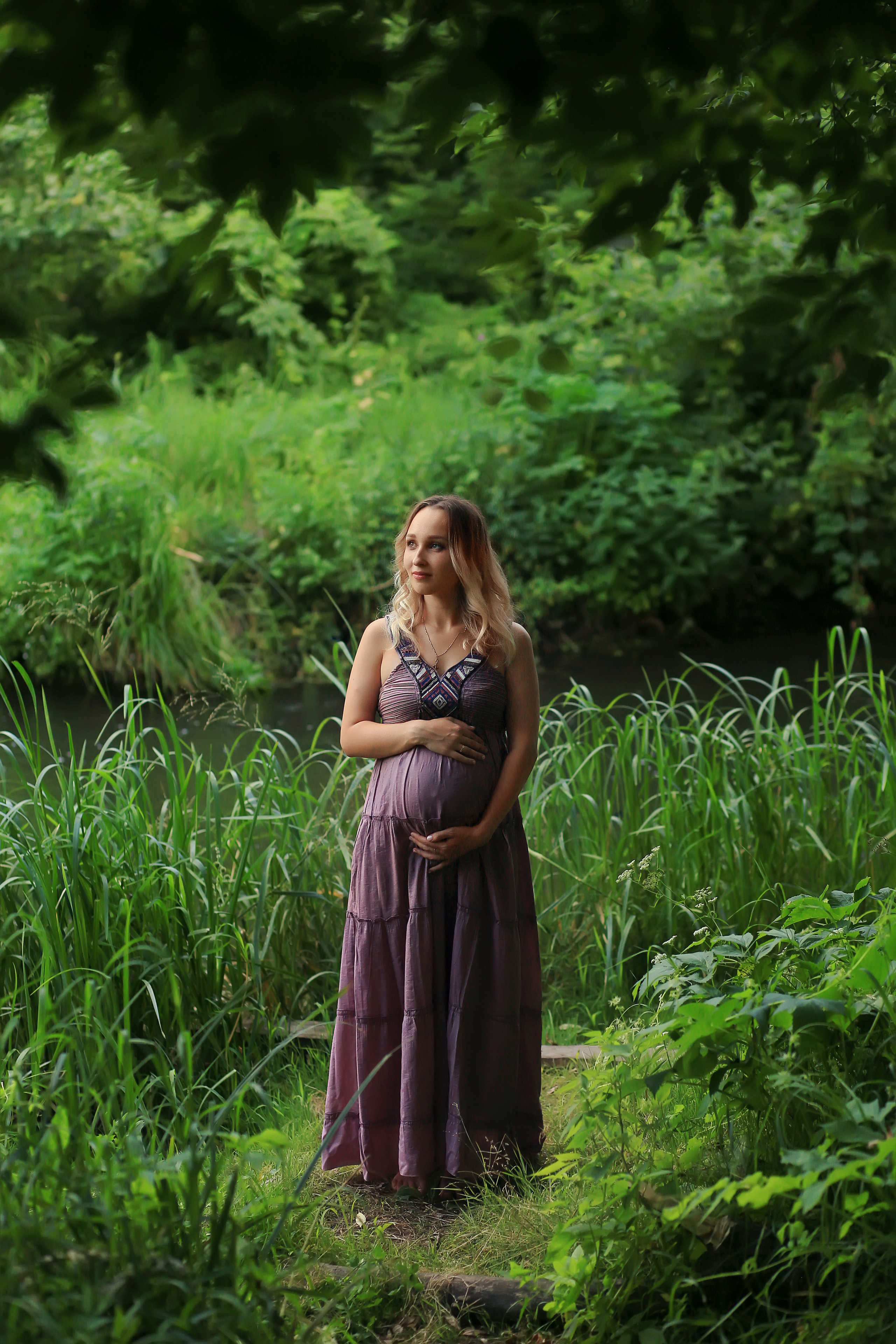 Река и деревянный мостик. Гремячий Колодезь. Семейный фотограф в Воронеже Плотникова Алина