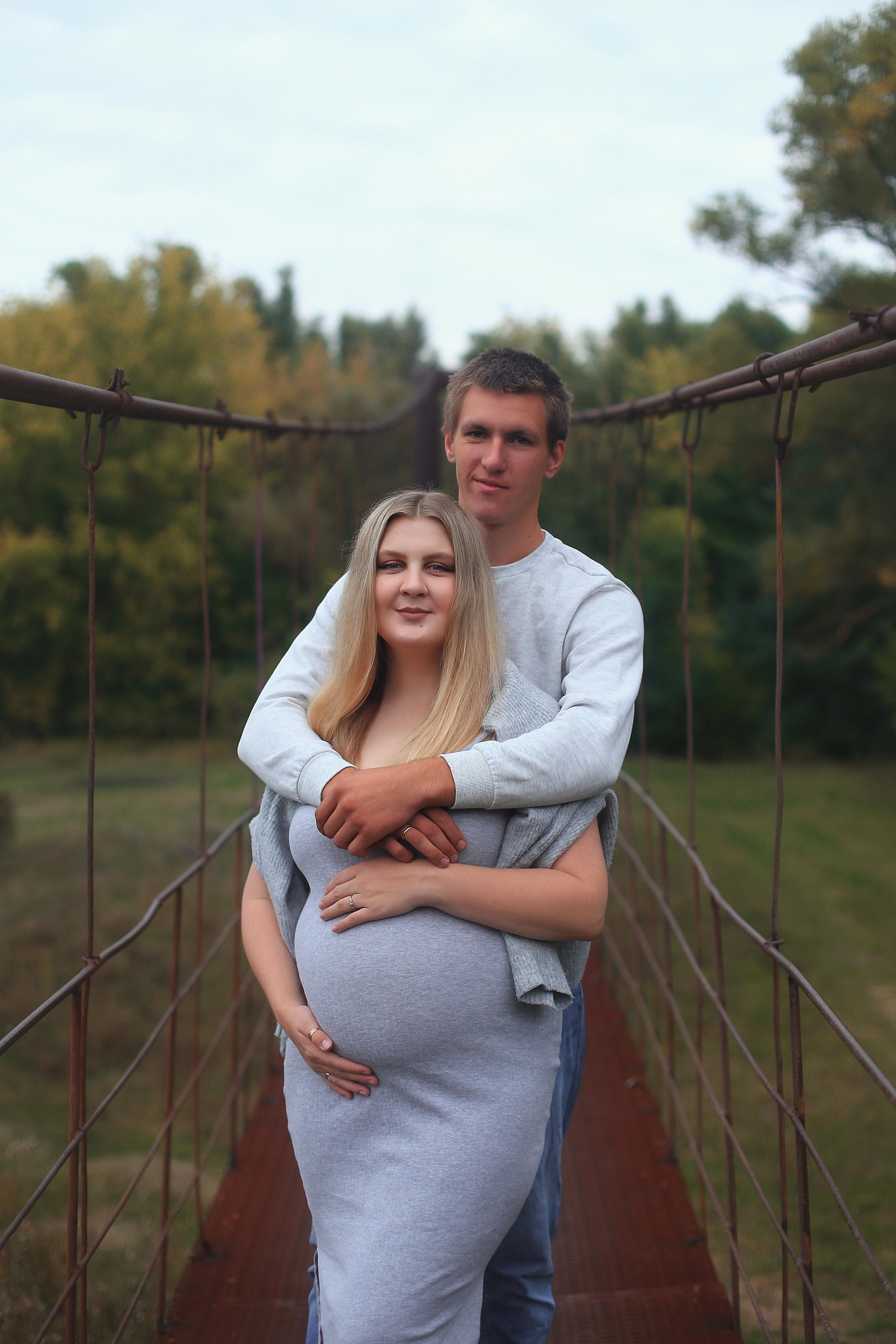 Ранная осень и подвесной мост. Семейный фотограф в Воронеже Плотникова Алина