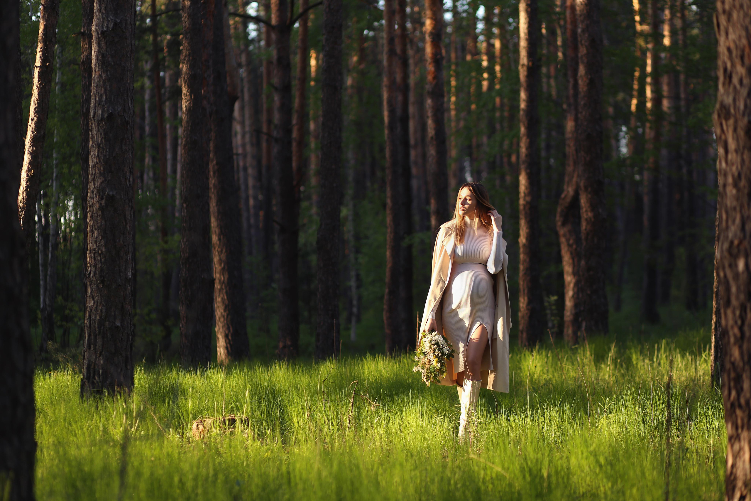 Цветущий лес на закате. Семейный фотограф в Воронеже Плотникова Алина