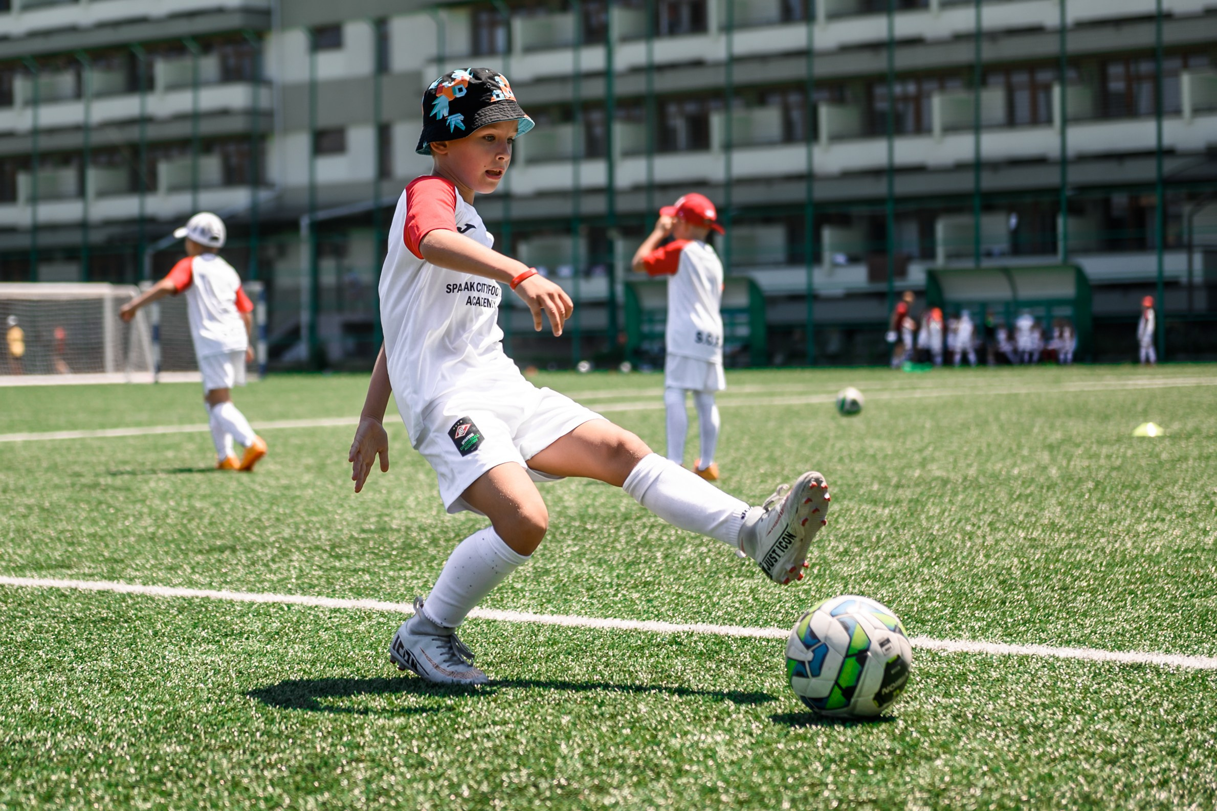 Детский лагерь футбольной школы Спартак. Свадебный и семейный фотограф София Невская