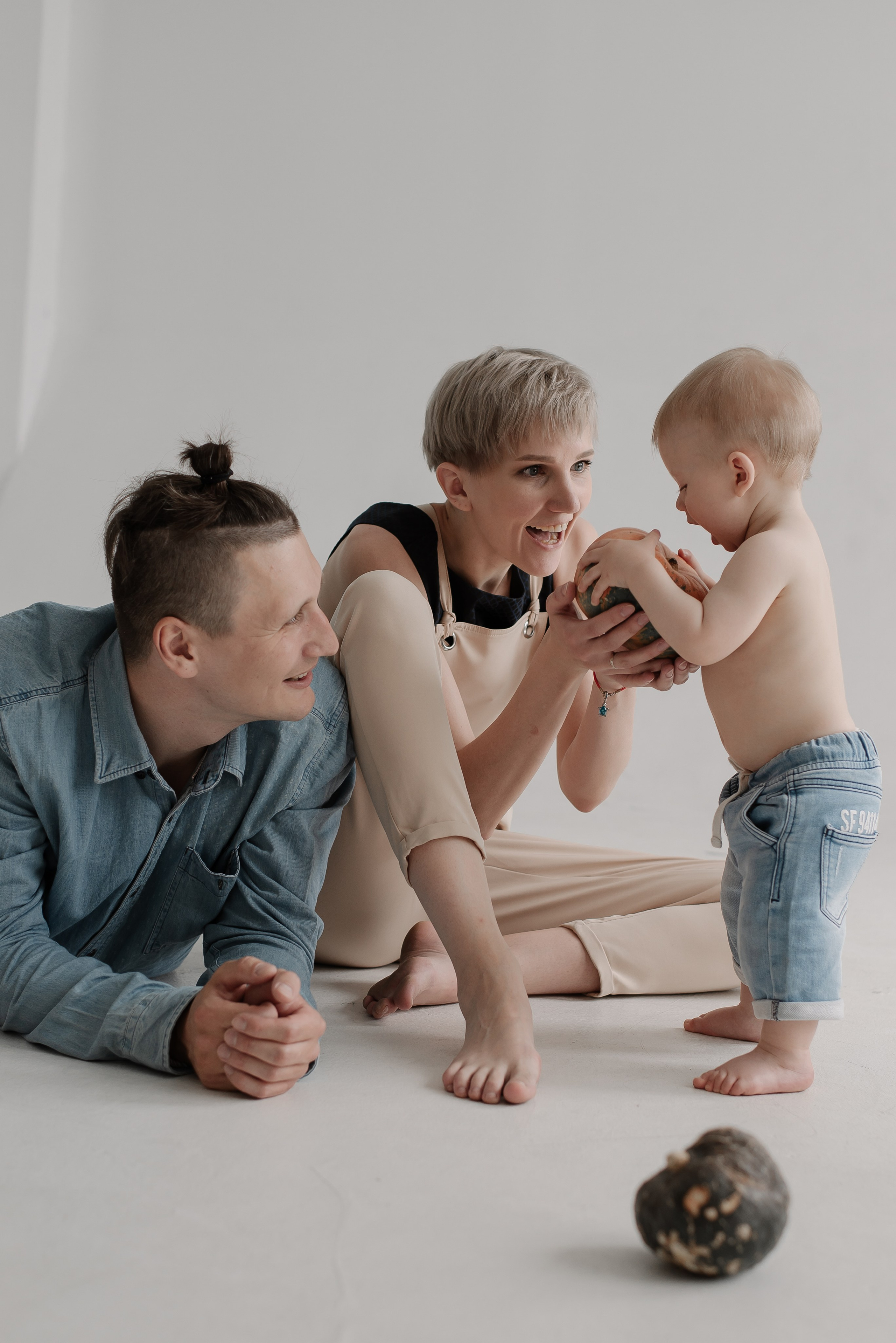 Родион, Ольга и Елисей. Портретный фотограф Ксения Люндовская