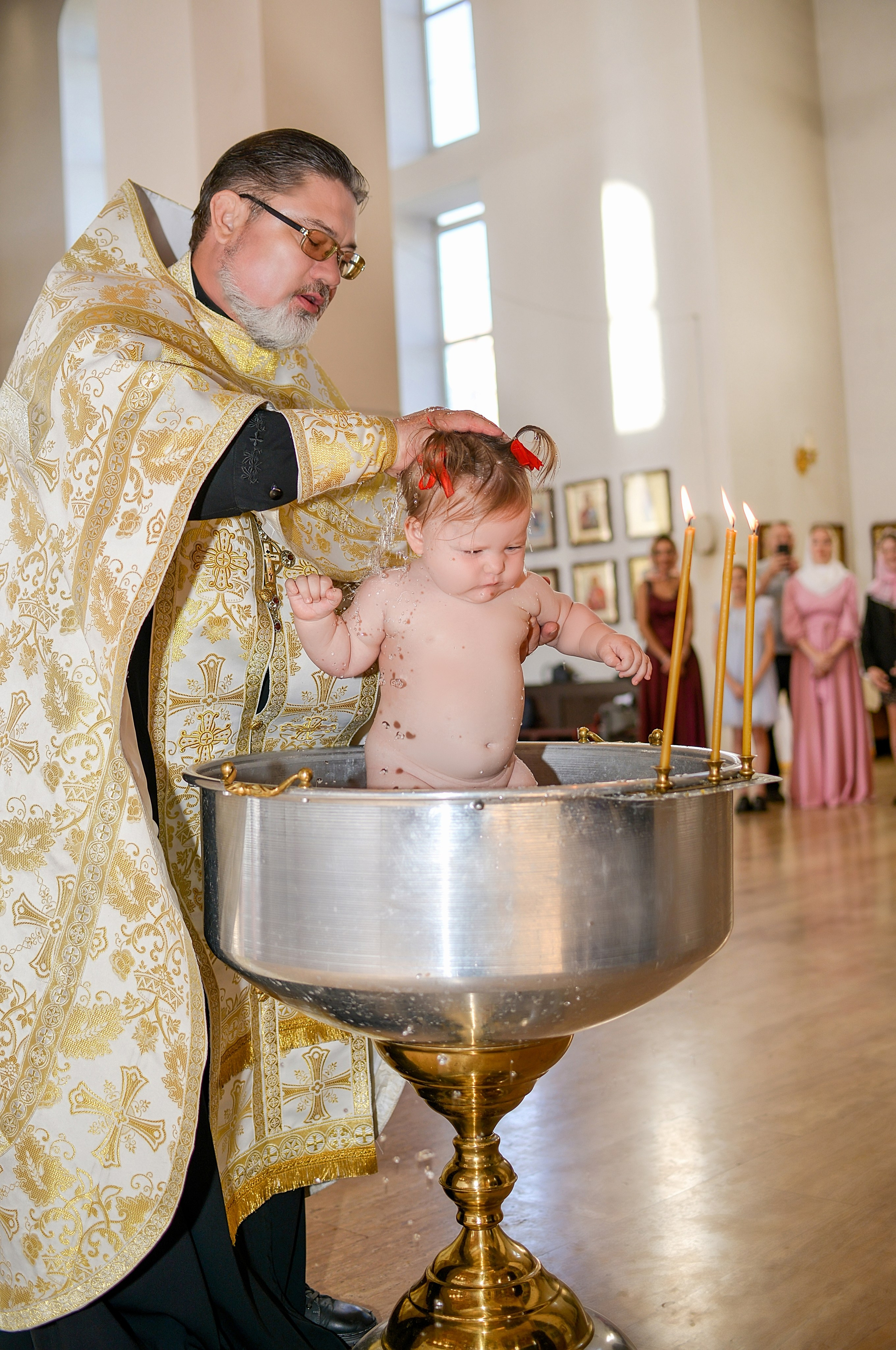 Крещение в Краснодаре. Фотограф новорожденных Краснодар Малышенко Надежда