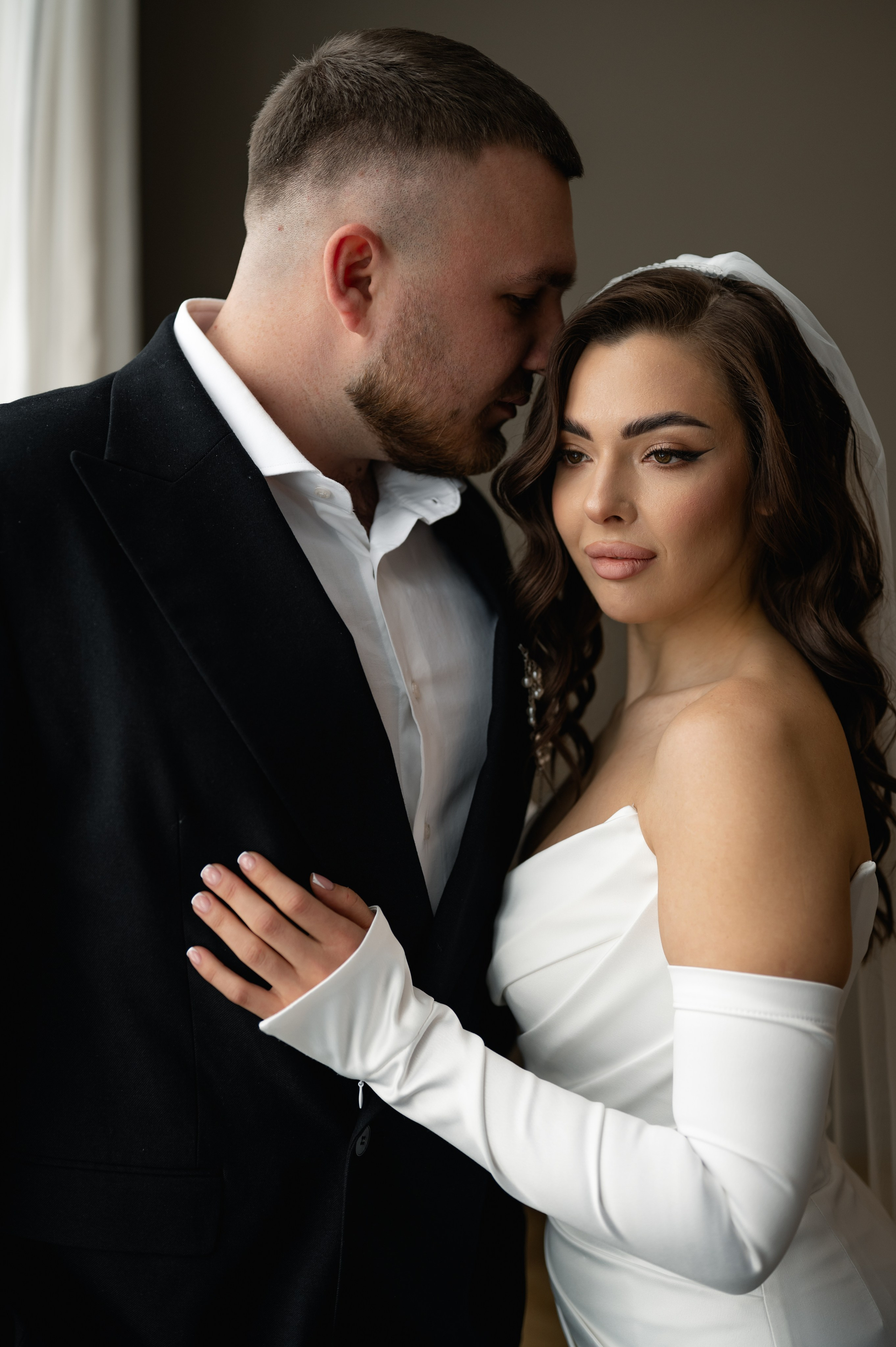 Свадебная фотосессия в студии. Свадебный и семейный фотограф в Краснодаре Алина Мельник