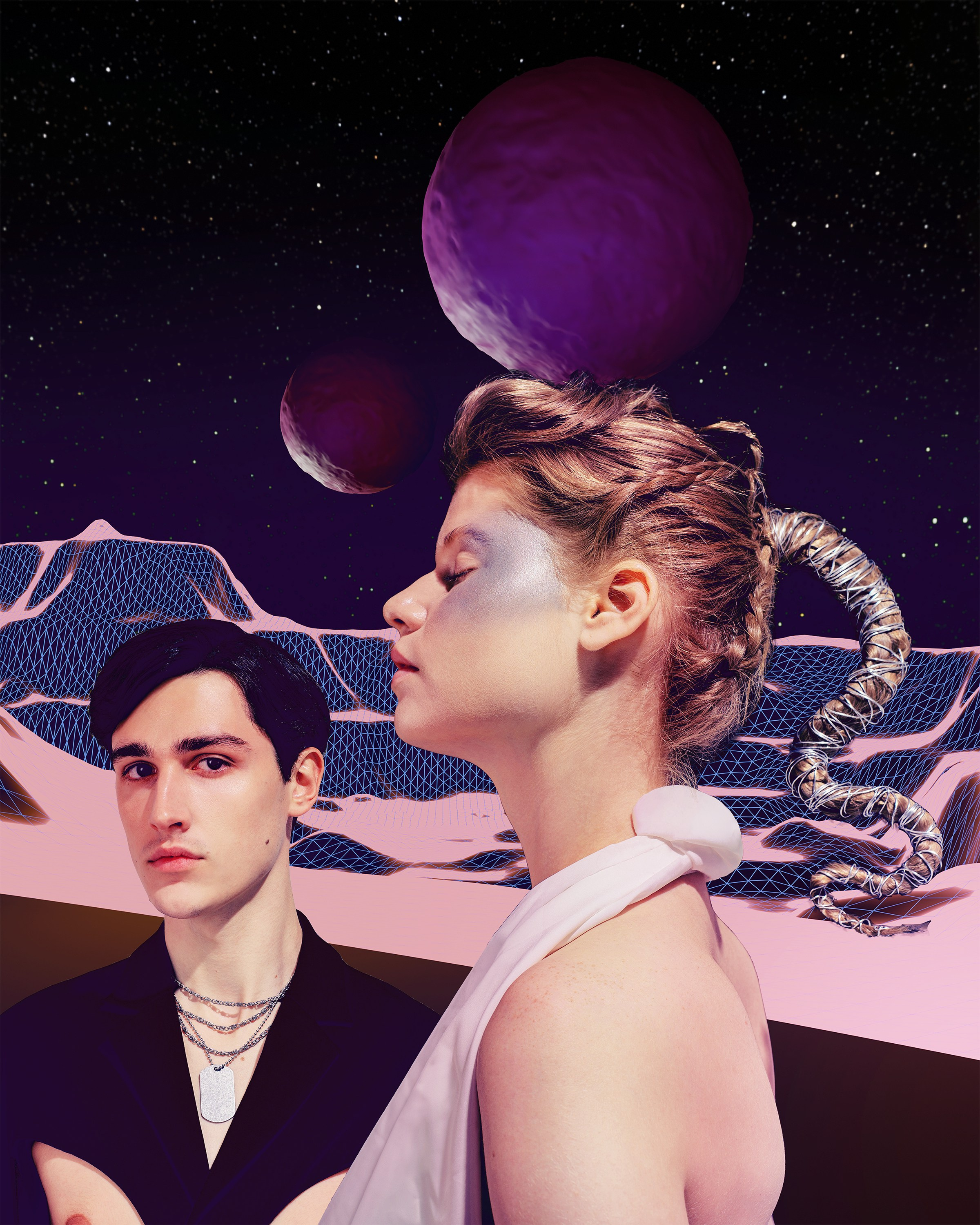 Cosmic tourists. Alyona Pukhanova — photographer, stylist, 3d designer, artist — Tbilisi, Georgia