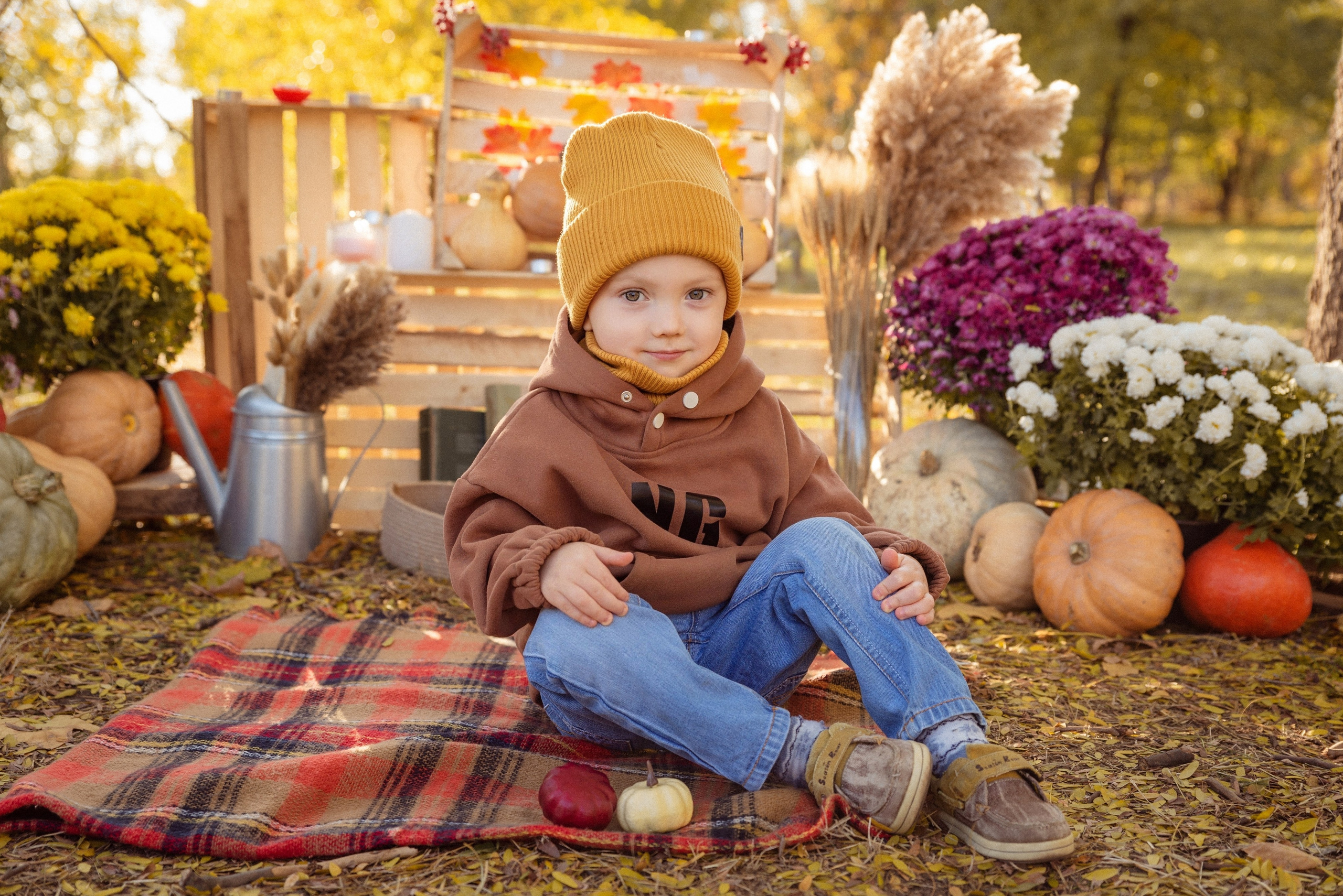 Фото день с тыквами. Семейный Фотограф в Краснодаре и крае