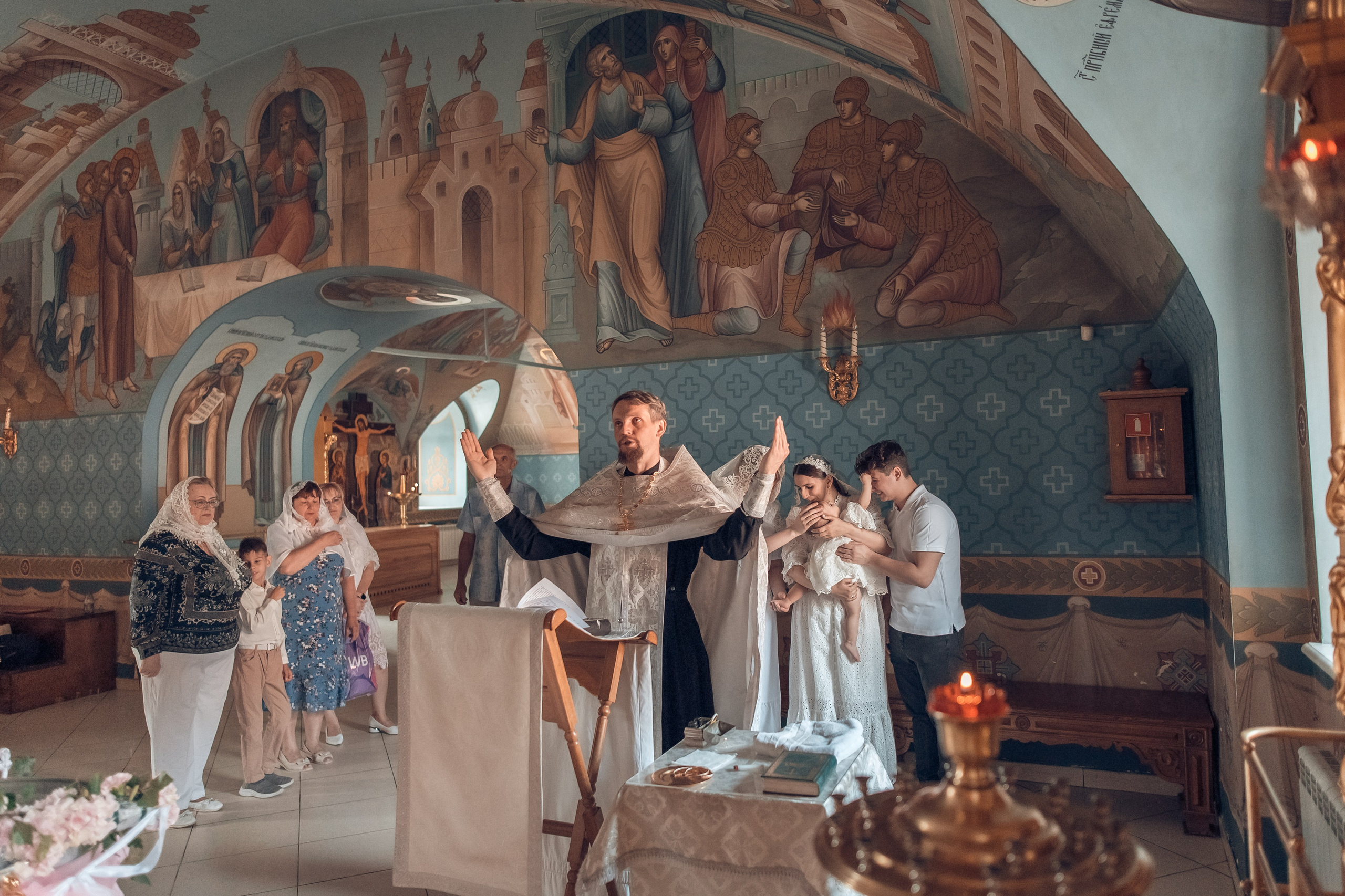 Таинство Крещения Таисии. Свято-Троицкий Храм. Главная