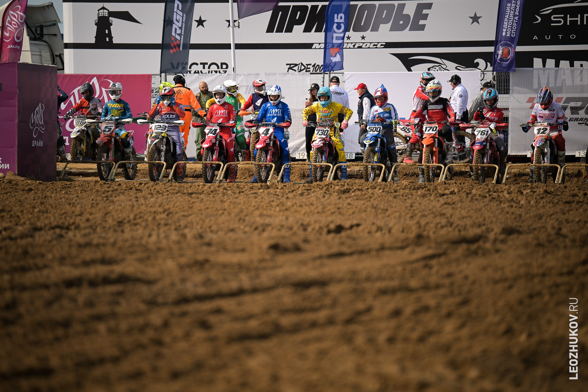 1 round of ММТ RGP russian motocross championships. Sports photographer Leonid Zhukov