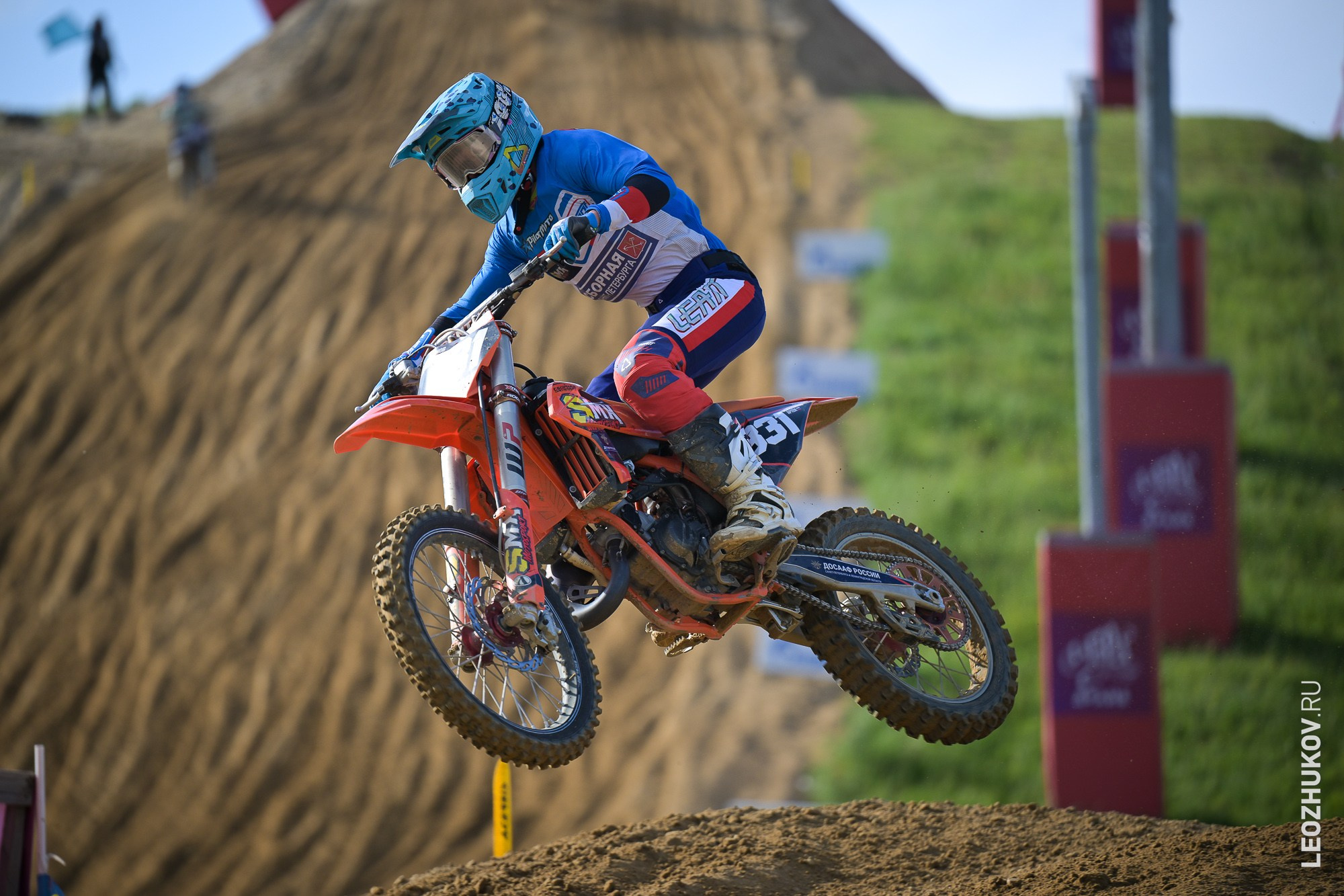 1 round of ММТ RGP russian motocross championships. Sports photographer Leonid Zhukov
