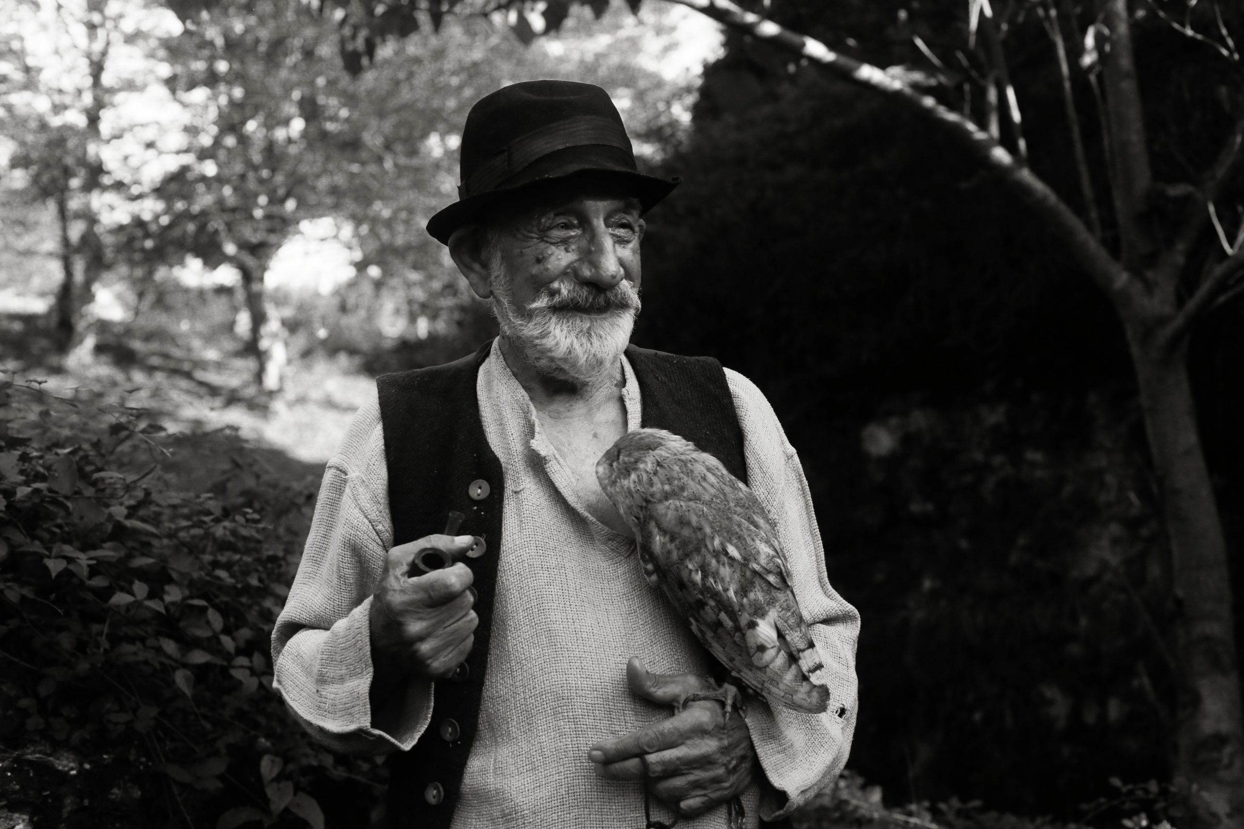 Кинематографическая съемка. Старик и дети. Ekaterina Beridze