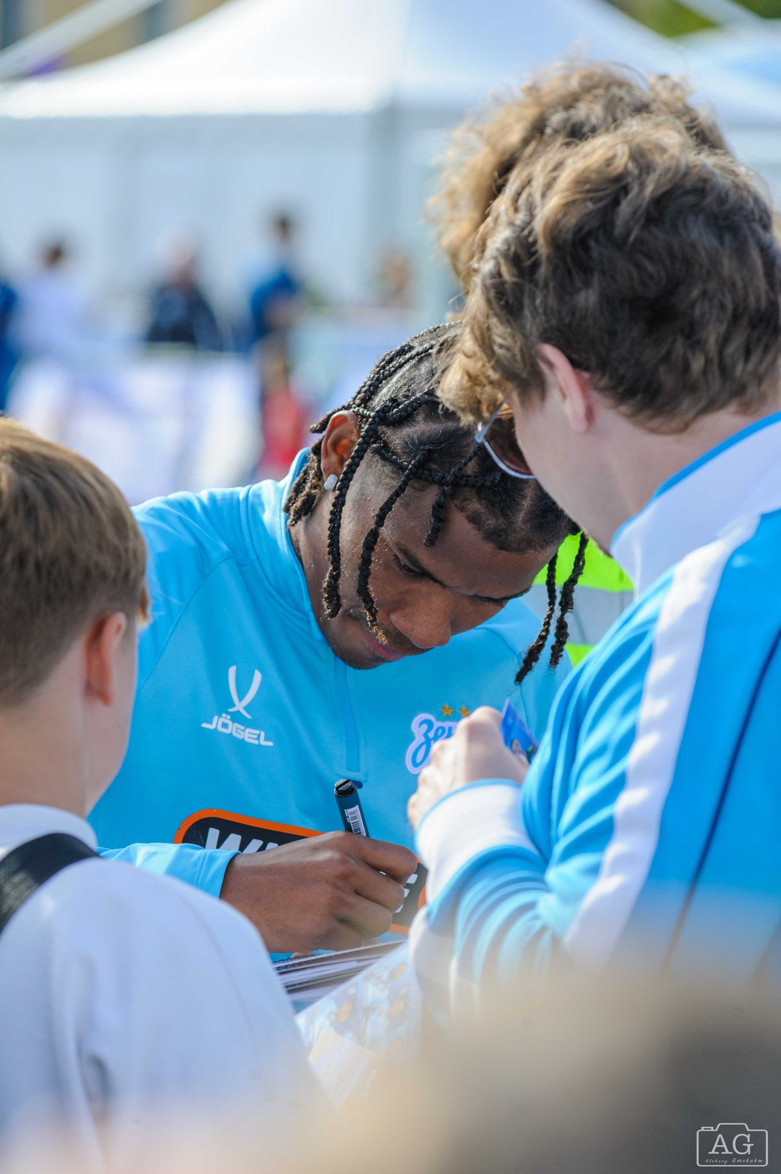 Открытая тренировка ФК «Зенит». Алексей Горчаков. Фотограф на ваш праздник