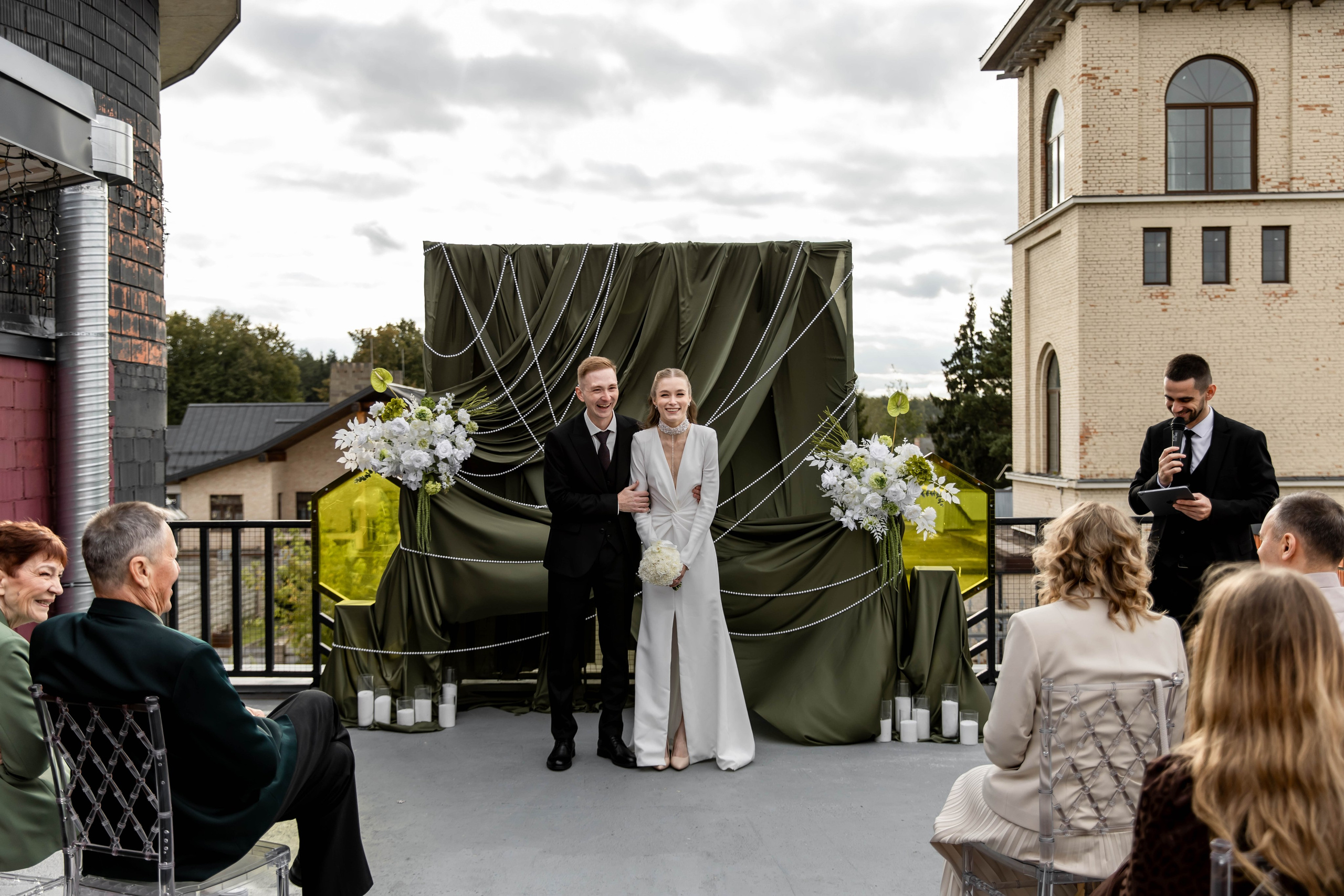 Выездная регистрация + Барвиха + банкет. Свадебный и семейный фотограф в Москве Диана Левченко