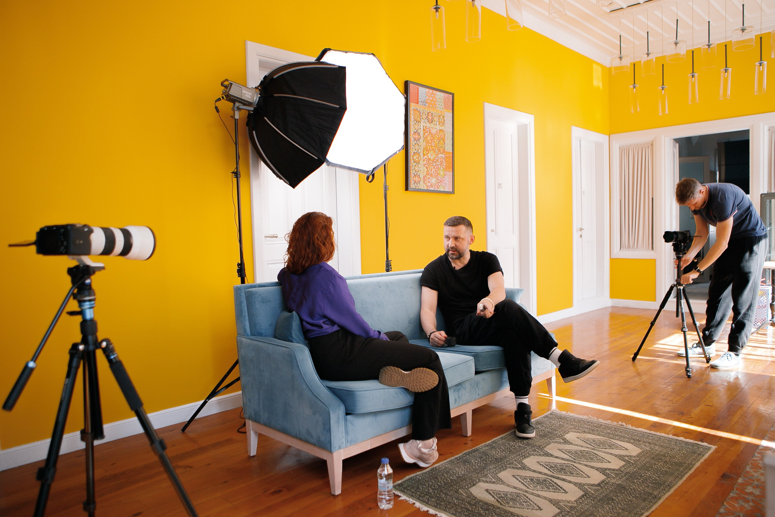 Интервью Ирины Шихман с Русланом Белым. Фотограф Анастасия Кулешова