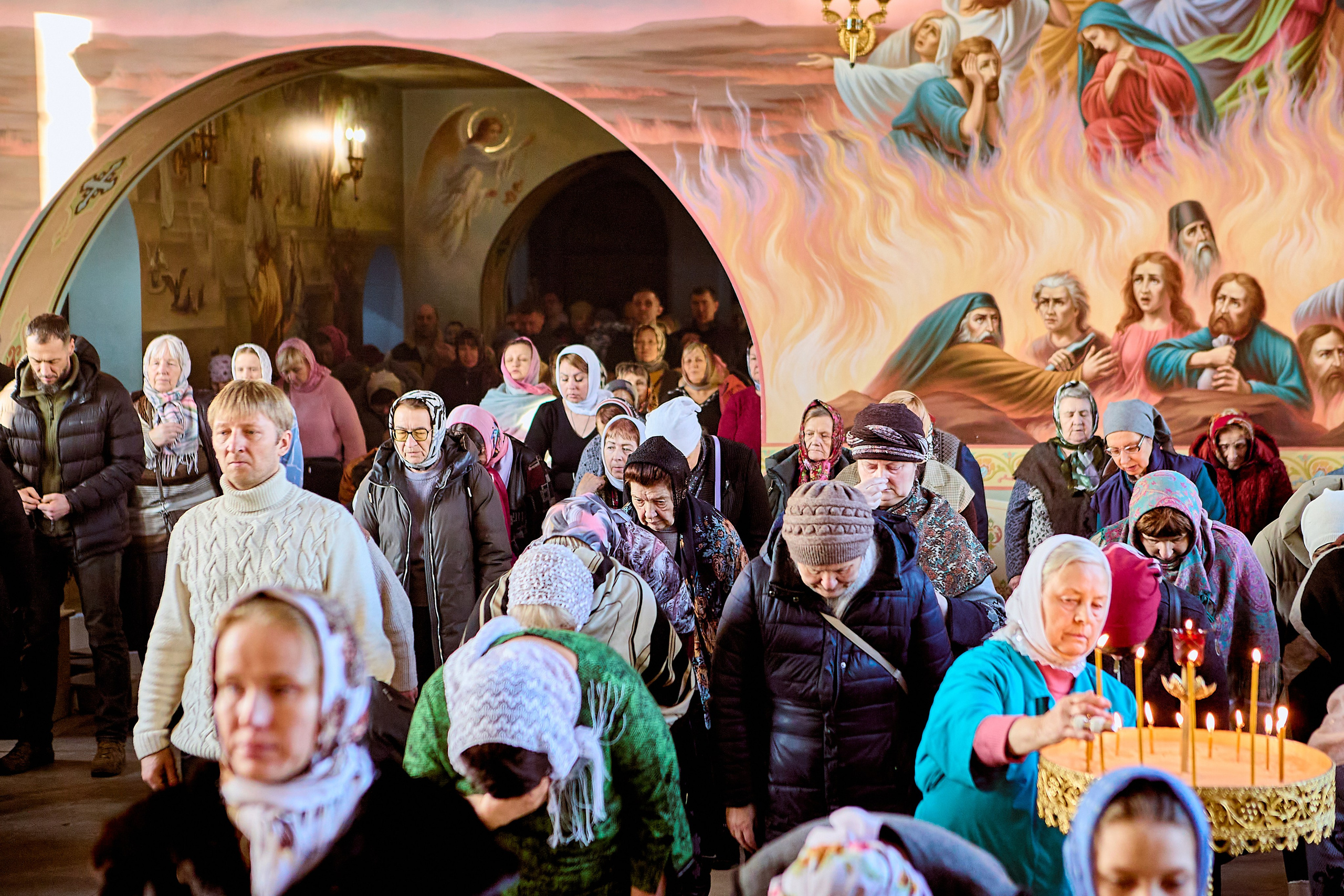 Воскресная Литургия в храме 23 февраля 2025 г г. Дзержинск