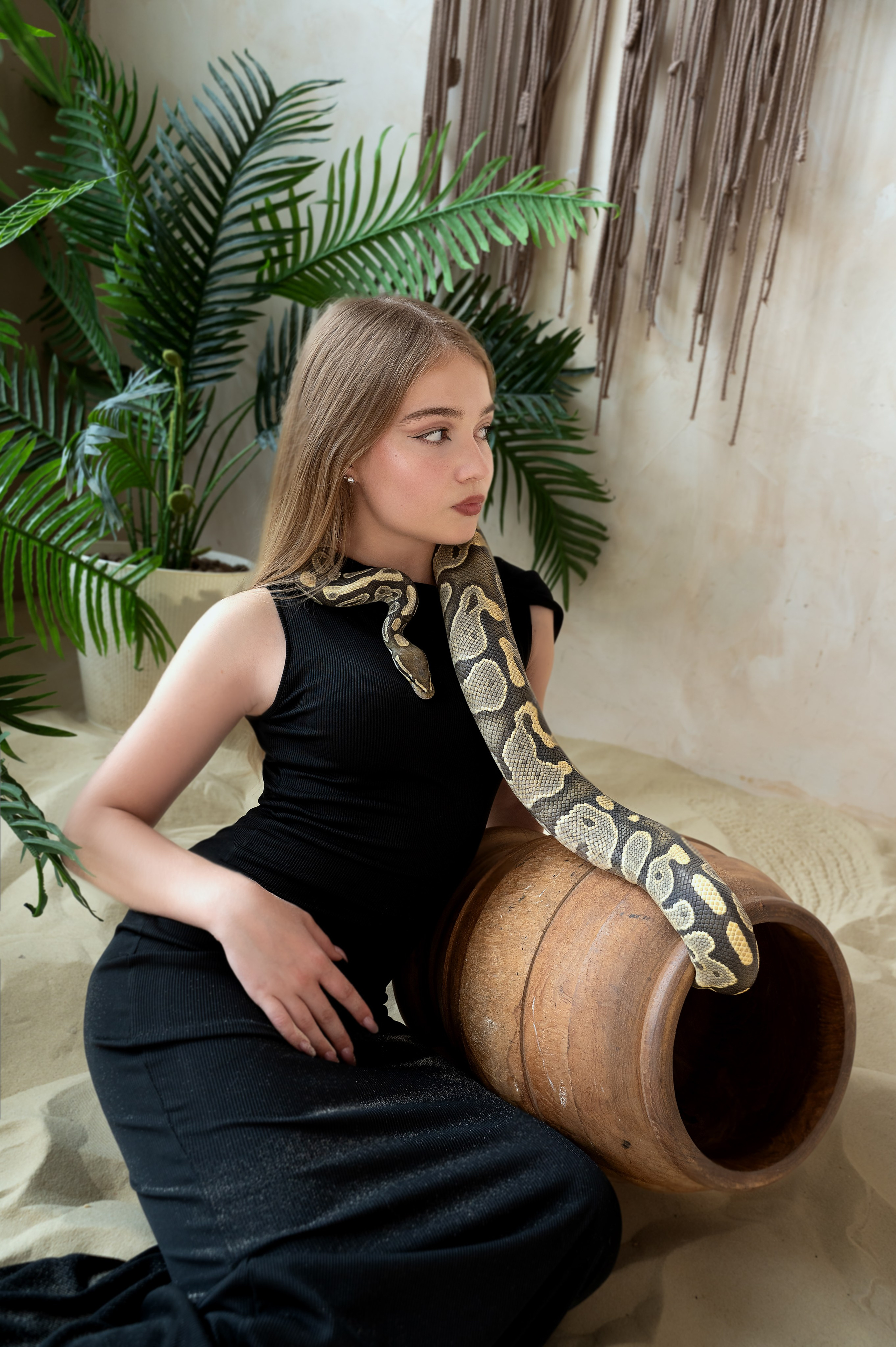 София и питон. Фотограф Москва и Московская область Мария Кузьмина