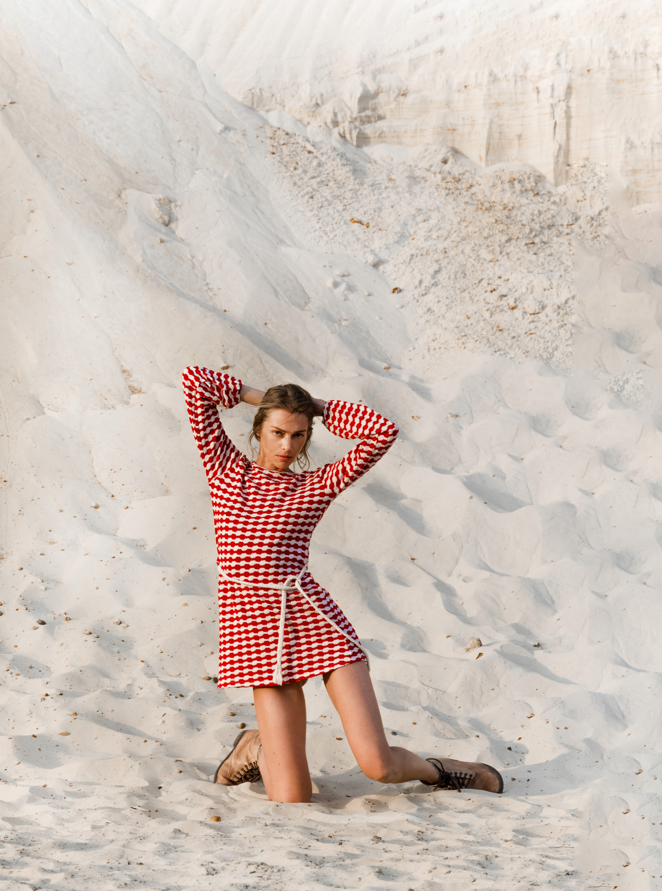Летняя фотосессия в песках. Портретная съемка в Москве, студийный фотограф Игорь Фомин