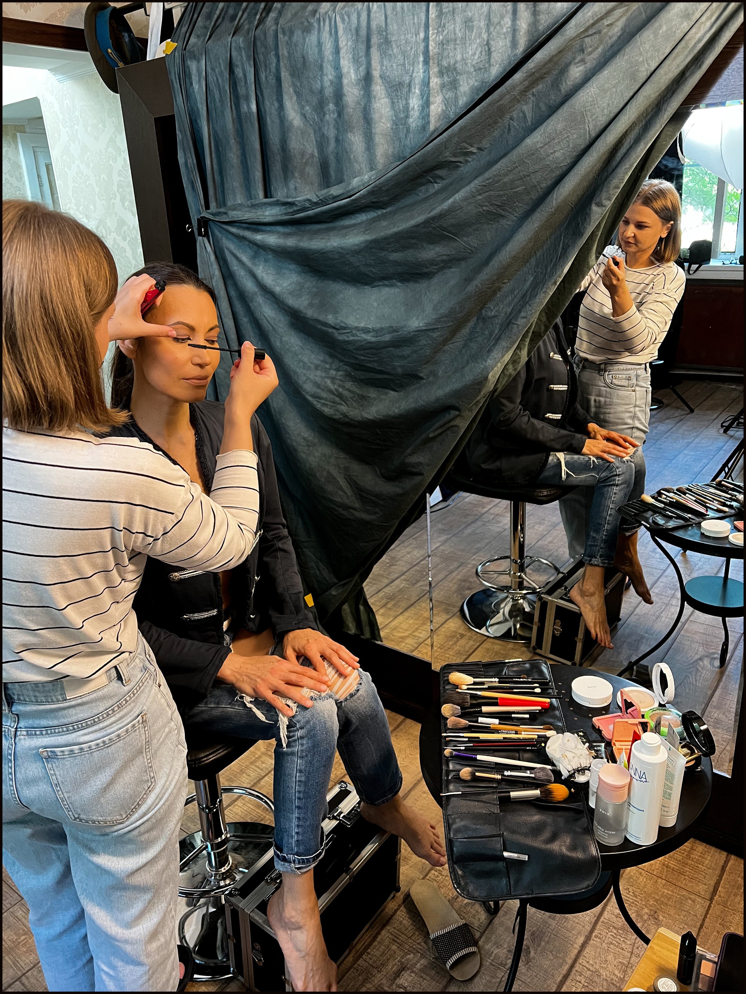 Студийная фотосессия Елены. Портретная съемка в Москве, студийный фотограф Игорь Фомин