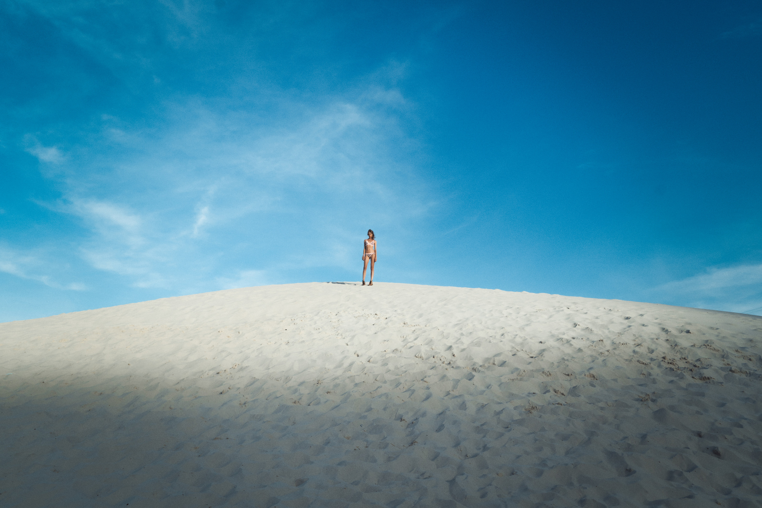 Летняя фотосессия в песках. Портретная съемка в Москве, студийный фотограф Игорь Фомин