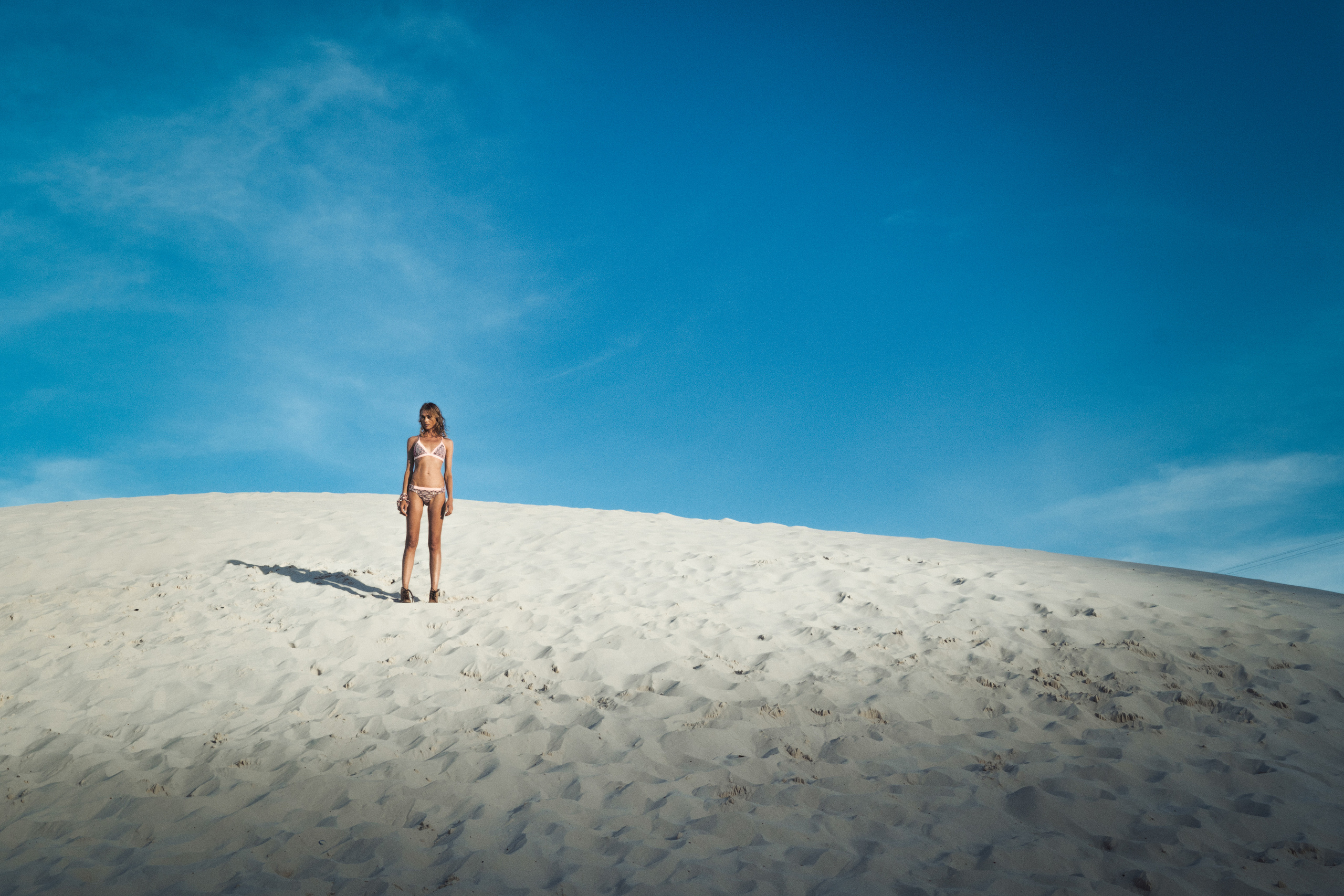 Летняя фотосессия в песках. Портретная съемка в Москве, студийный фотограф Игорь Фомин
