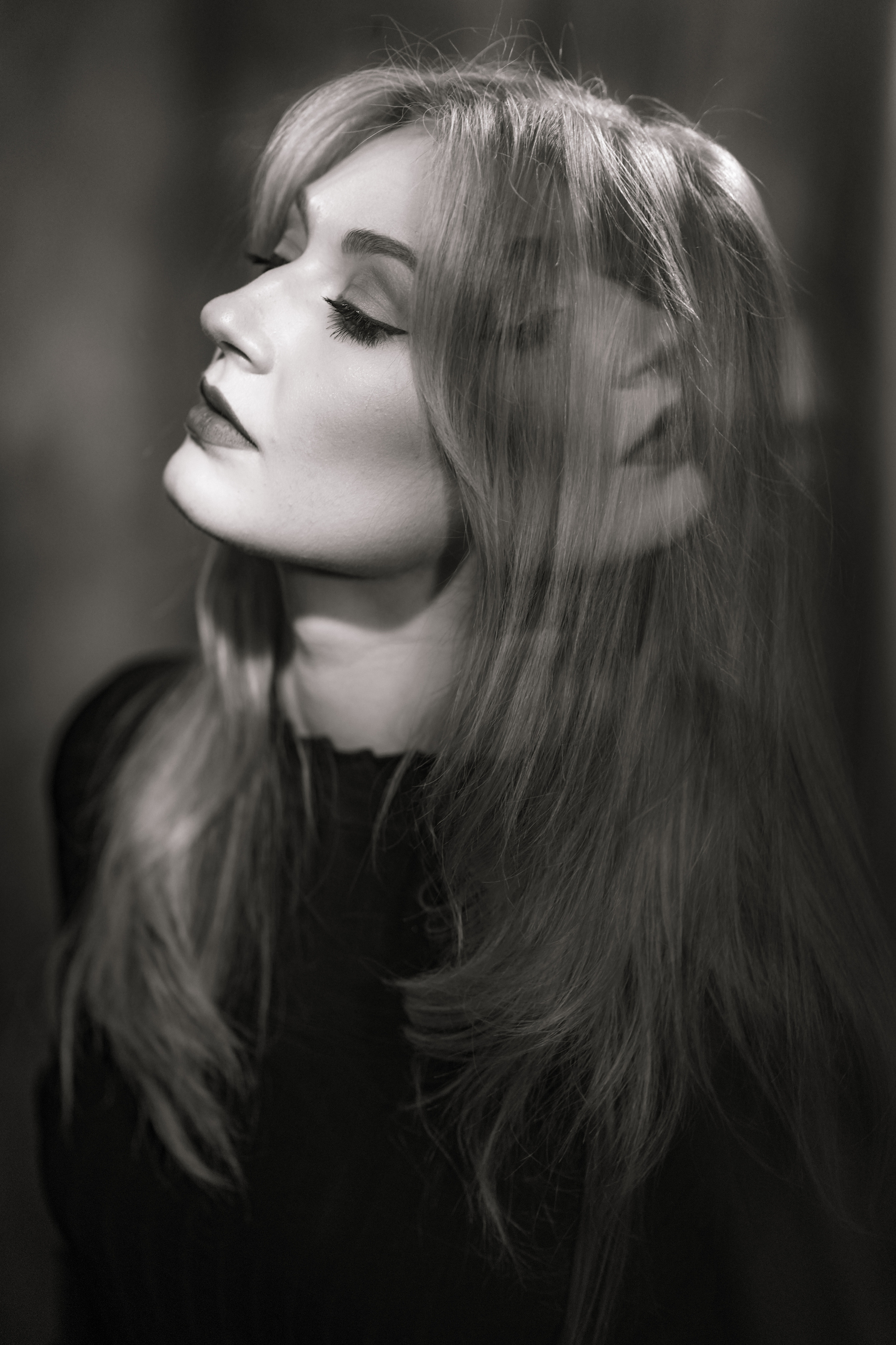 Студийный портрет актрисы. Портретная съемка в Москве, студийный фотограф Игорь Фомин