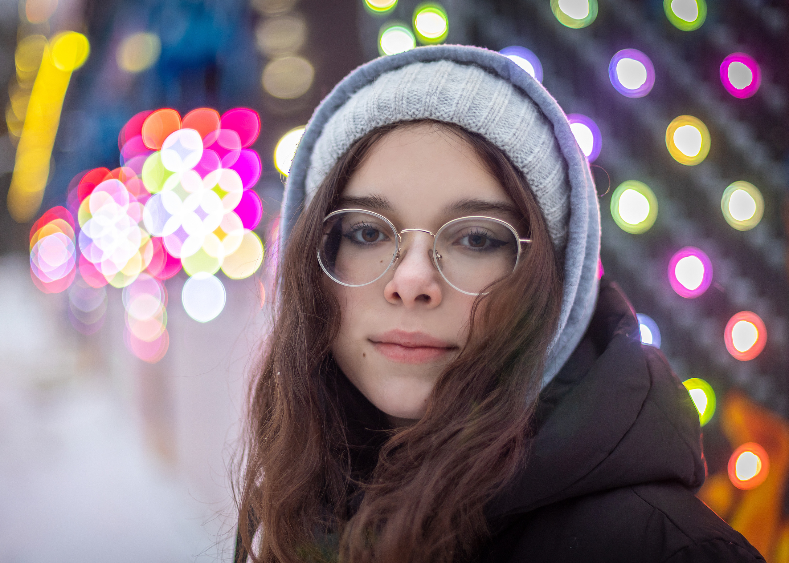 Зимняя вечерняя прогулка в парке (оптика 50 мм f1,4). Фотограф в Туле Крупский АнДРей. Фотостудия «КАДР71» в Туле