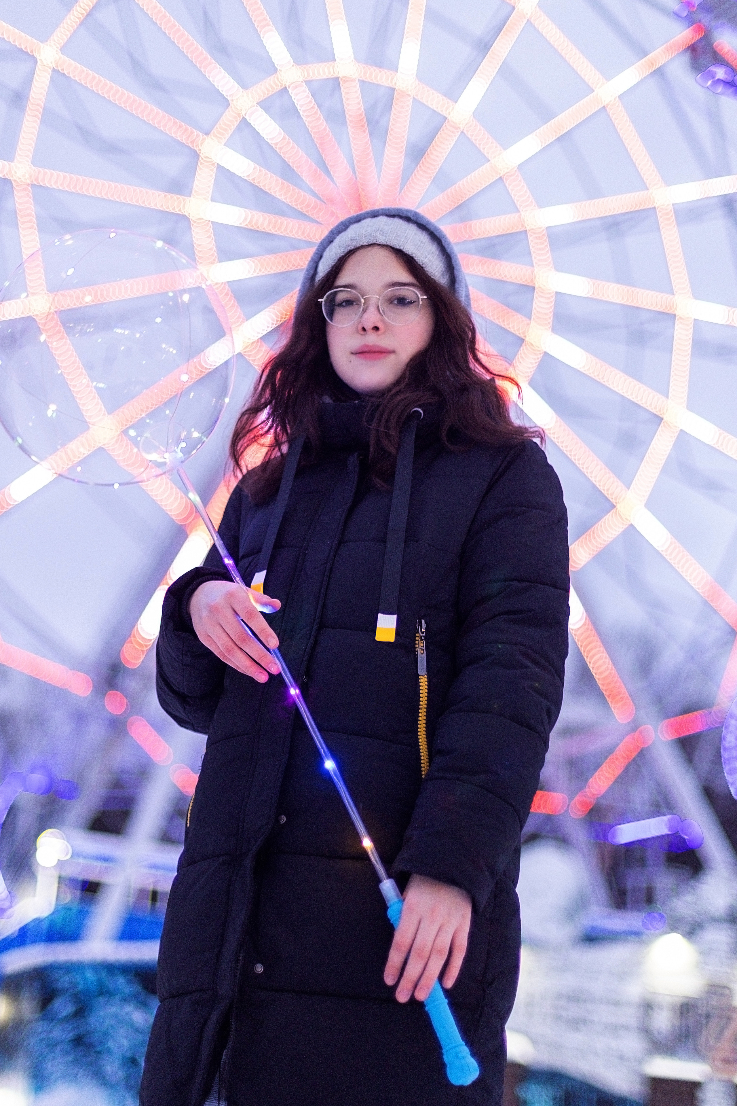 Зимняя вечерняя прогулка в парке (оптика 50 мм f1,4). Фотограф в Туле Крупский АнДРей. Фотостудия «КАДР71» в Туле