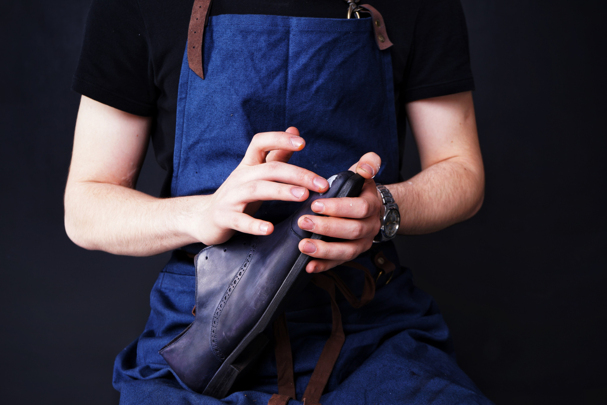 Студийная съёмка для обувной мастерской. Дмитрий Игнатов