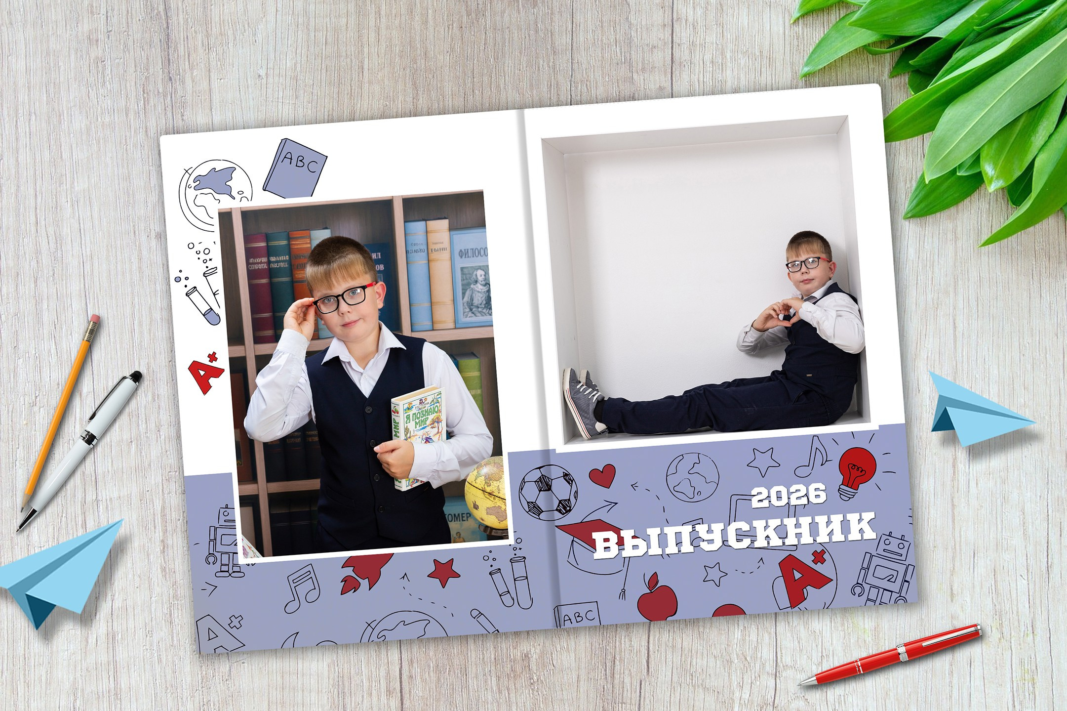 Выпускной альбом для школьников 4 класса. Выпускные альбомы. Фотостудия «Олеся»