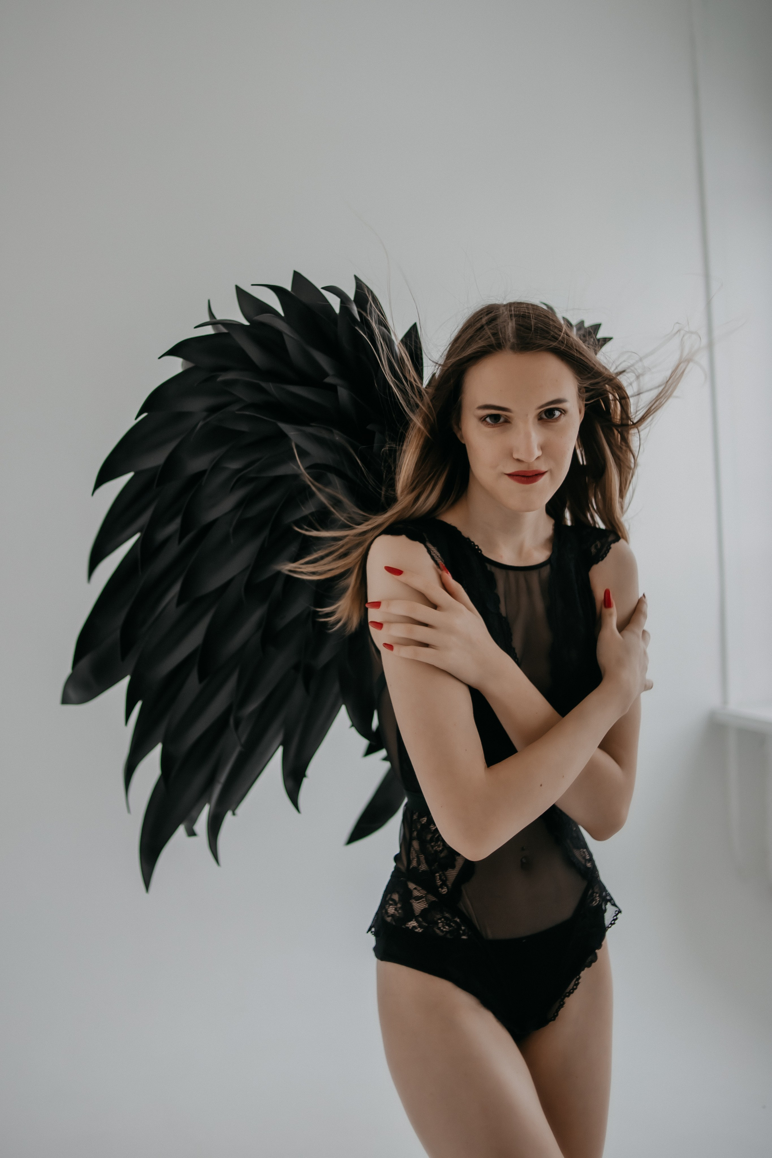 Татьяна. Черный ангел. Фотограф Регина Крикунова г. Красноярск