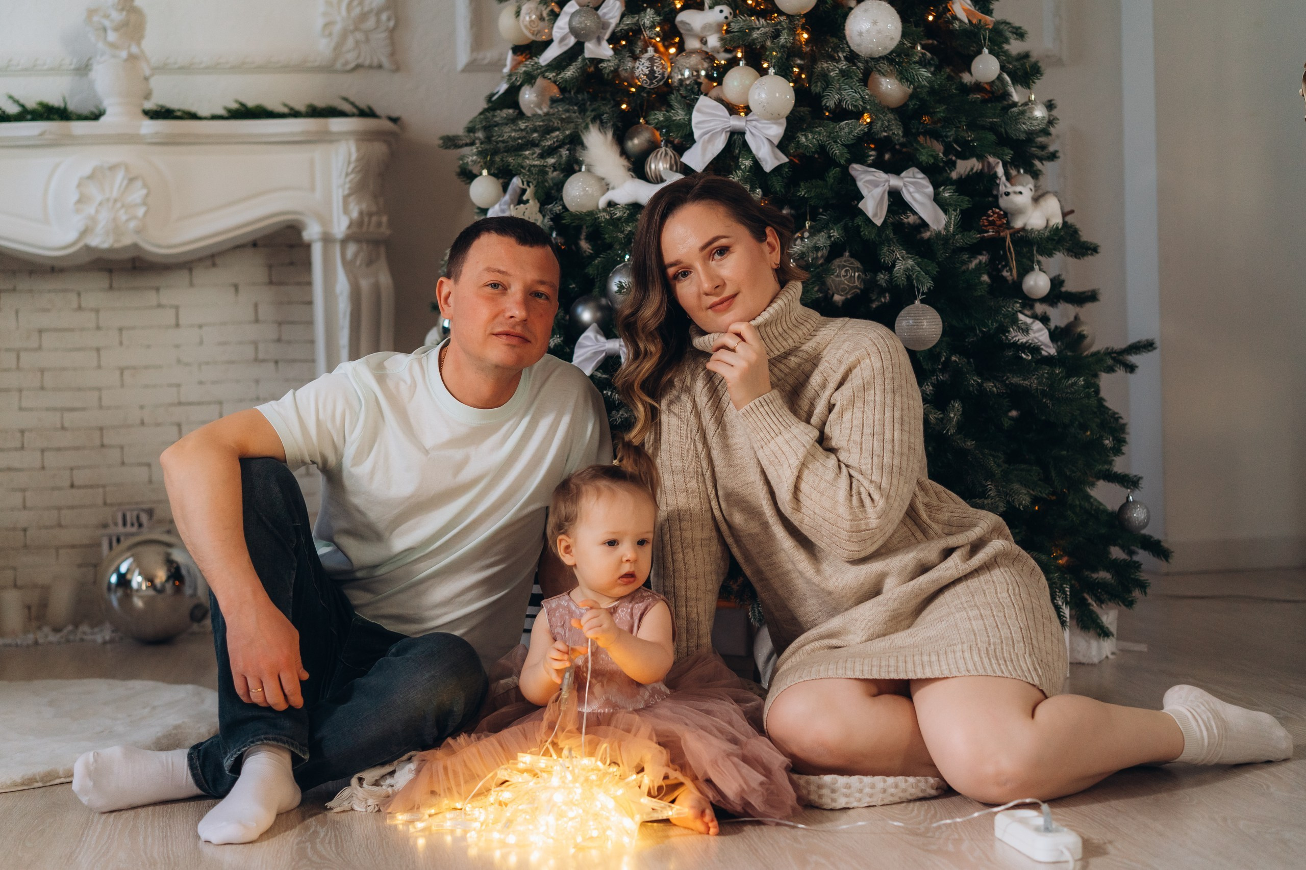 Семейная съемка в студии. Фотограф Екатеринбург Кокшарова Александра