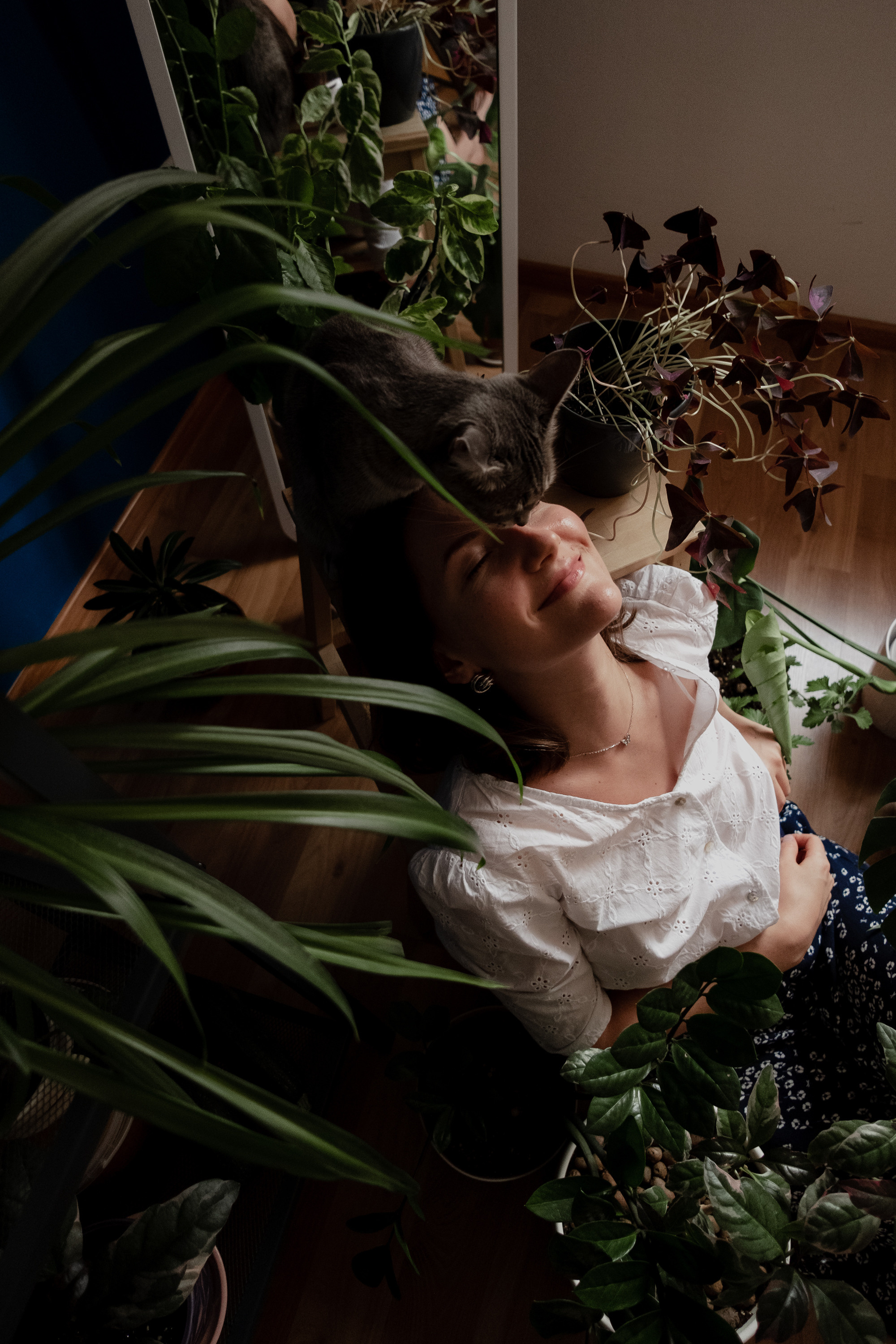 Катрин, Коша и их зелёные друзья. Фотограф Ёля Ильясова Оренбург