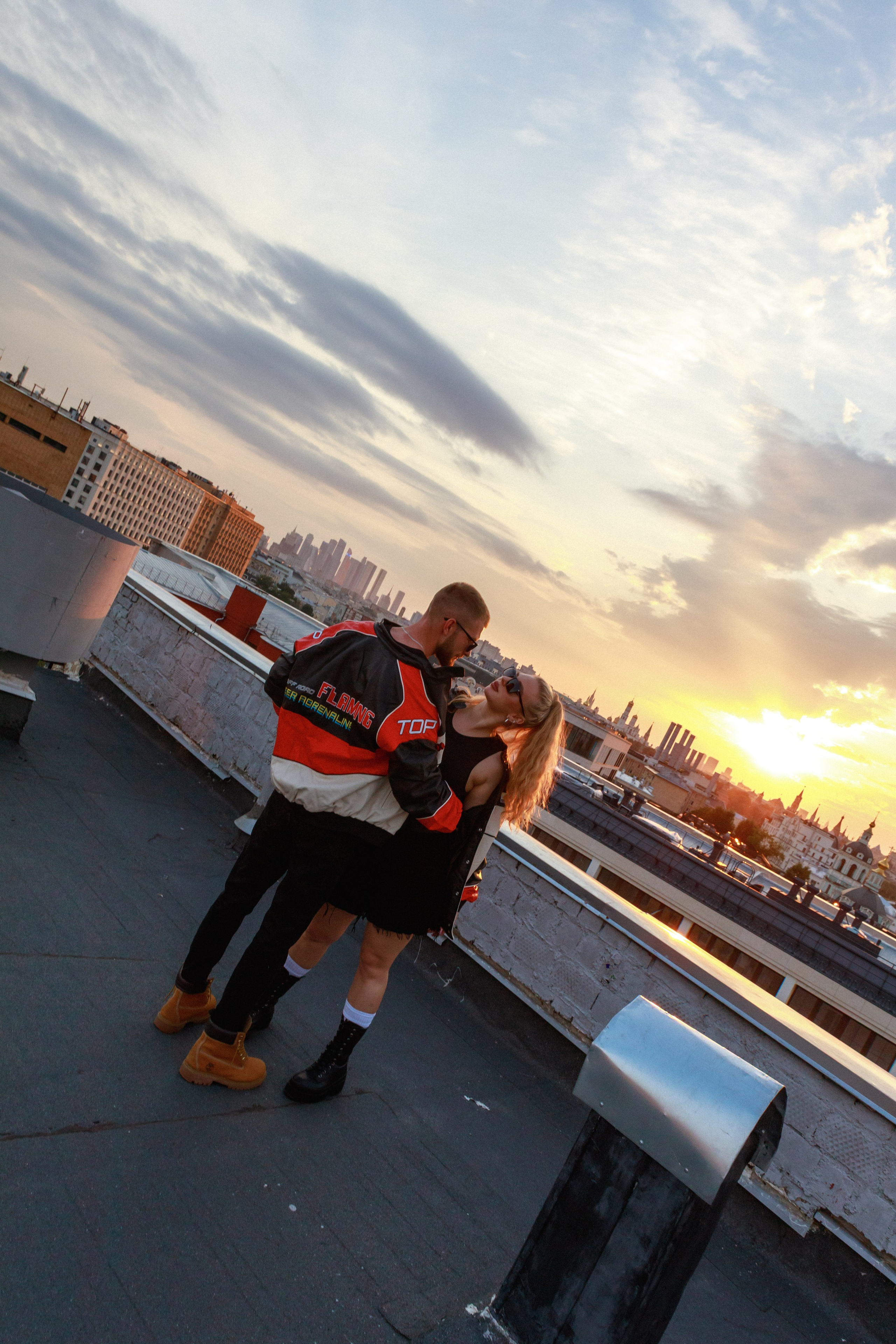 На крыше. Женский фотограф Москва, Лобня