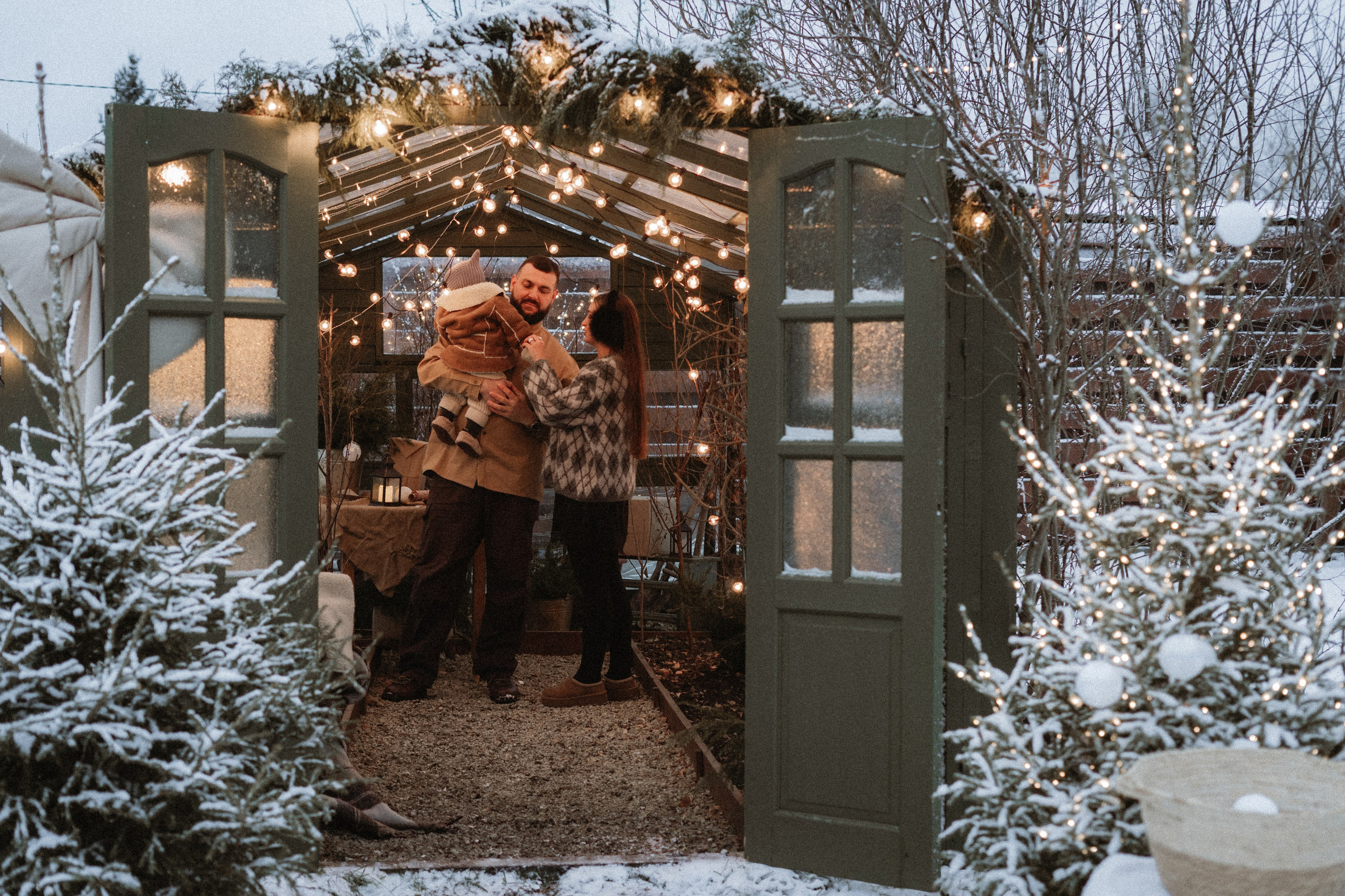 Новый год на даче. Семейный фотограф в Челябинске Юлия Короткова