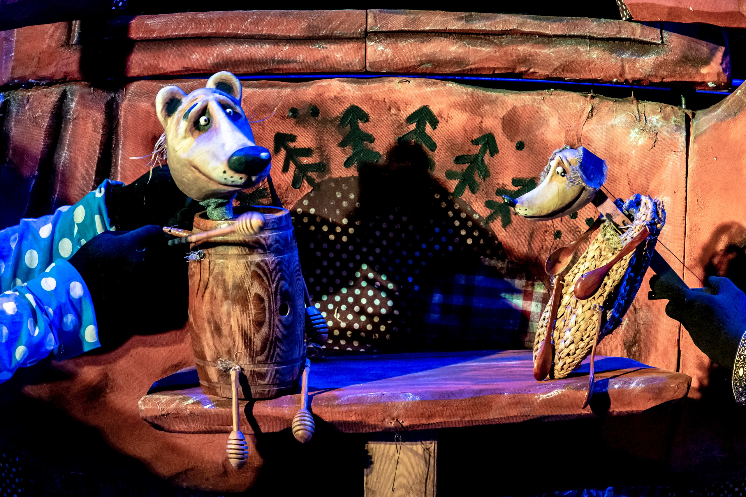 Лапотные сказки спектакль театра Саквояж. Фотограф в Сочи Юрий Шептаев