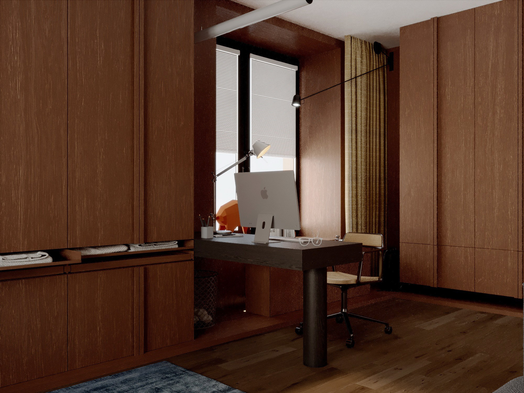 Двухуровневая квартира в ЖК «Скандис Озеро». Дизайн интерьера от Дмитрия Баландина