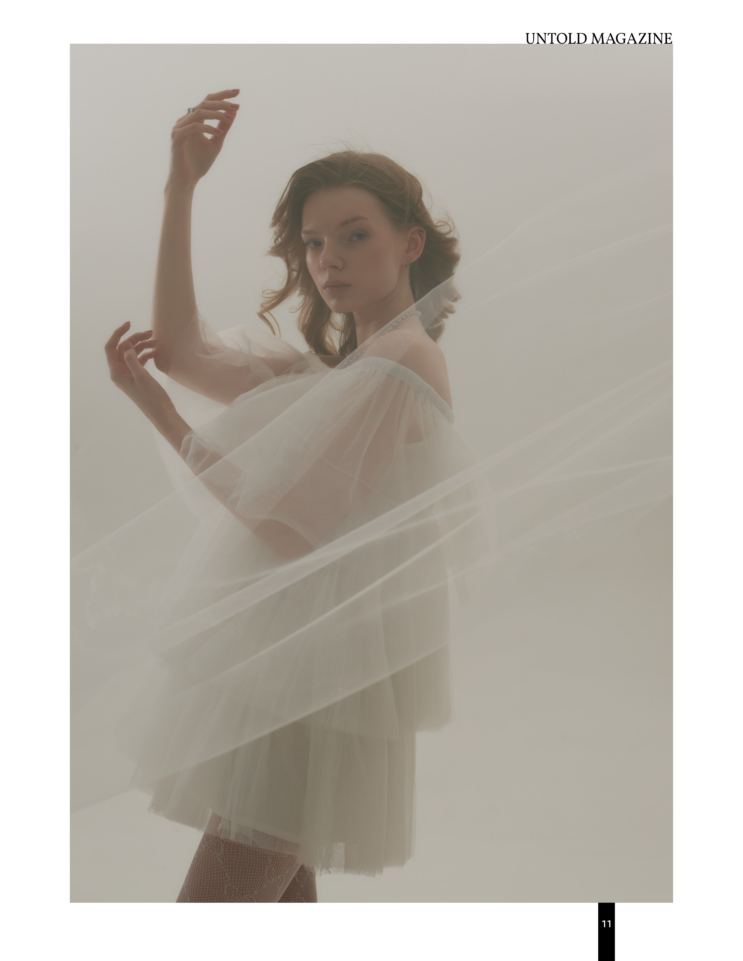Фэшн-съёмка для журнала Untold. Анна Потявина. Фотограф Москва