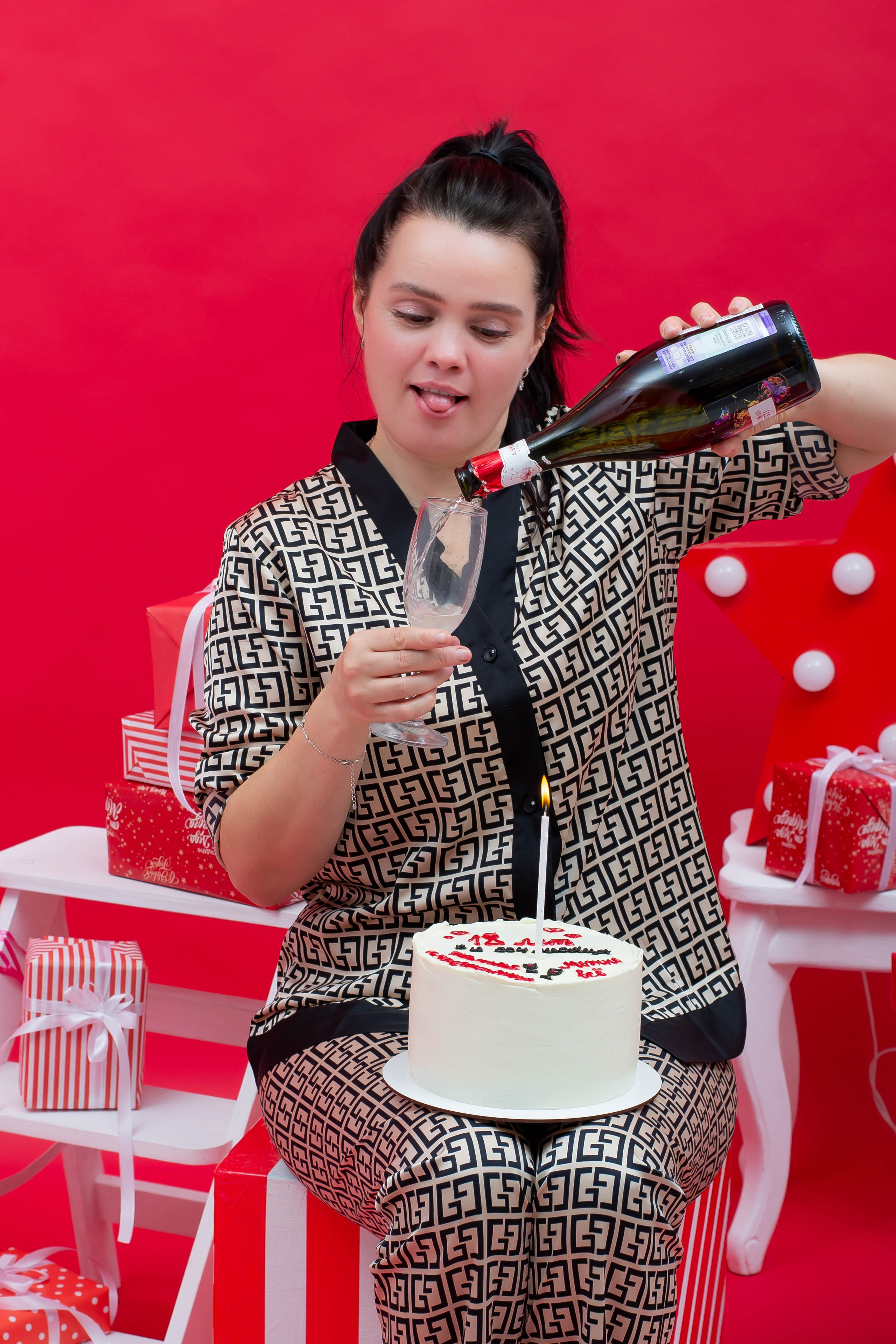 ДР Юлии в студии Клевер. Екатерина Бикбаева фотограф, видеограф, медиа-продюсер