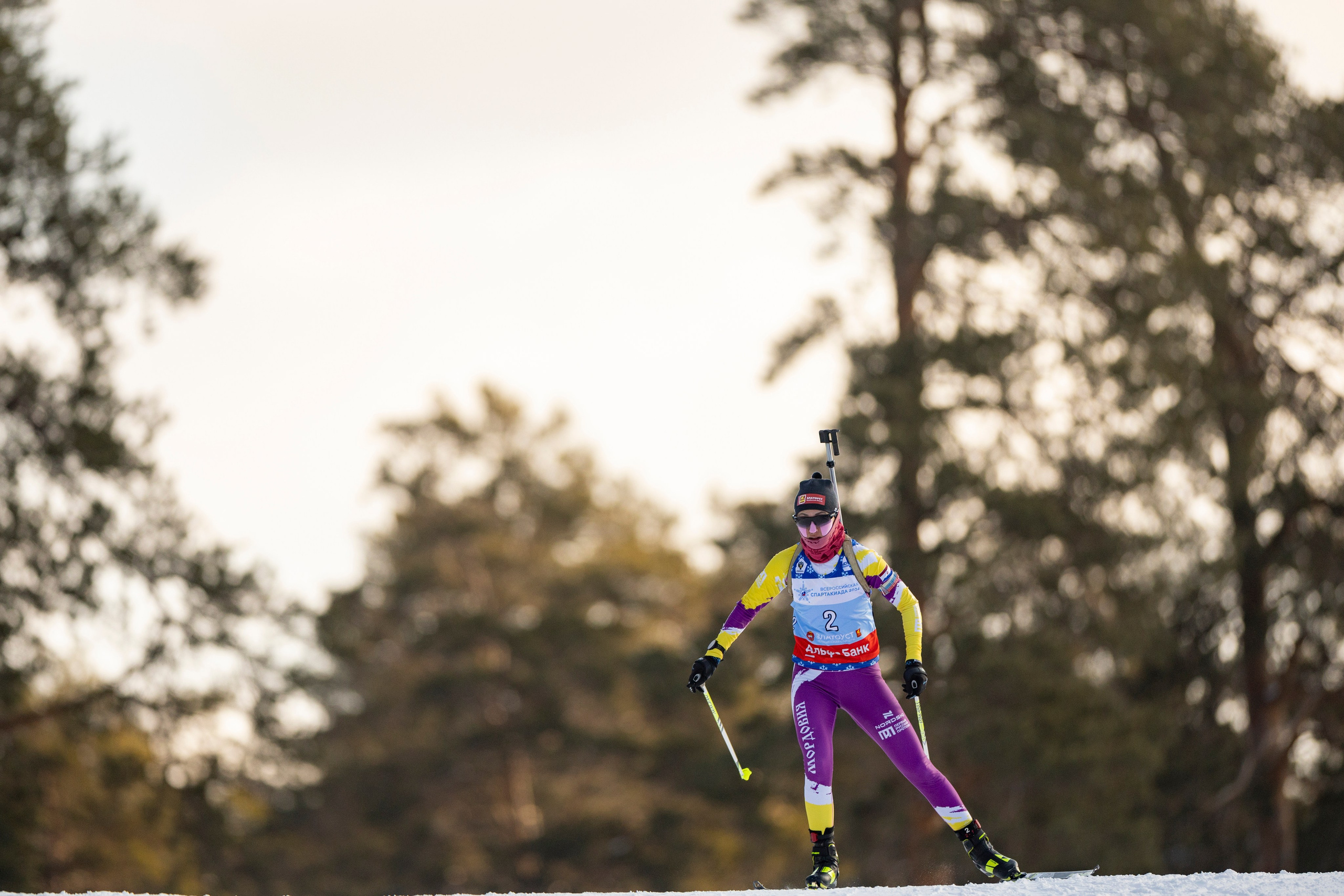 Всероссийская спартакиада по биатлону. Спринт. Женщины. Спортивный репортажный фотограф Казань Нафис Сиразетдинов