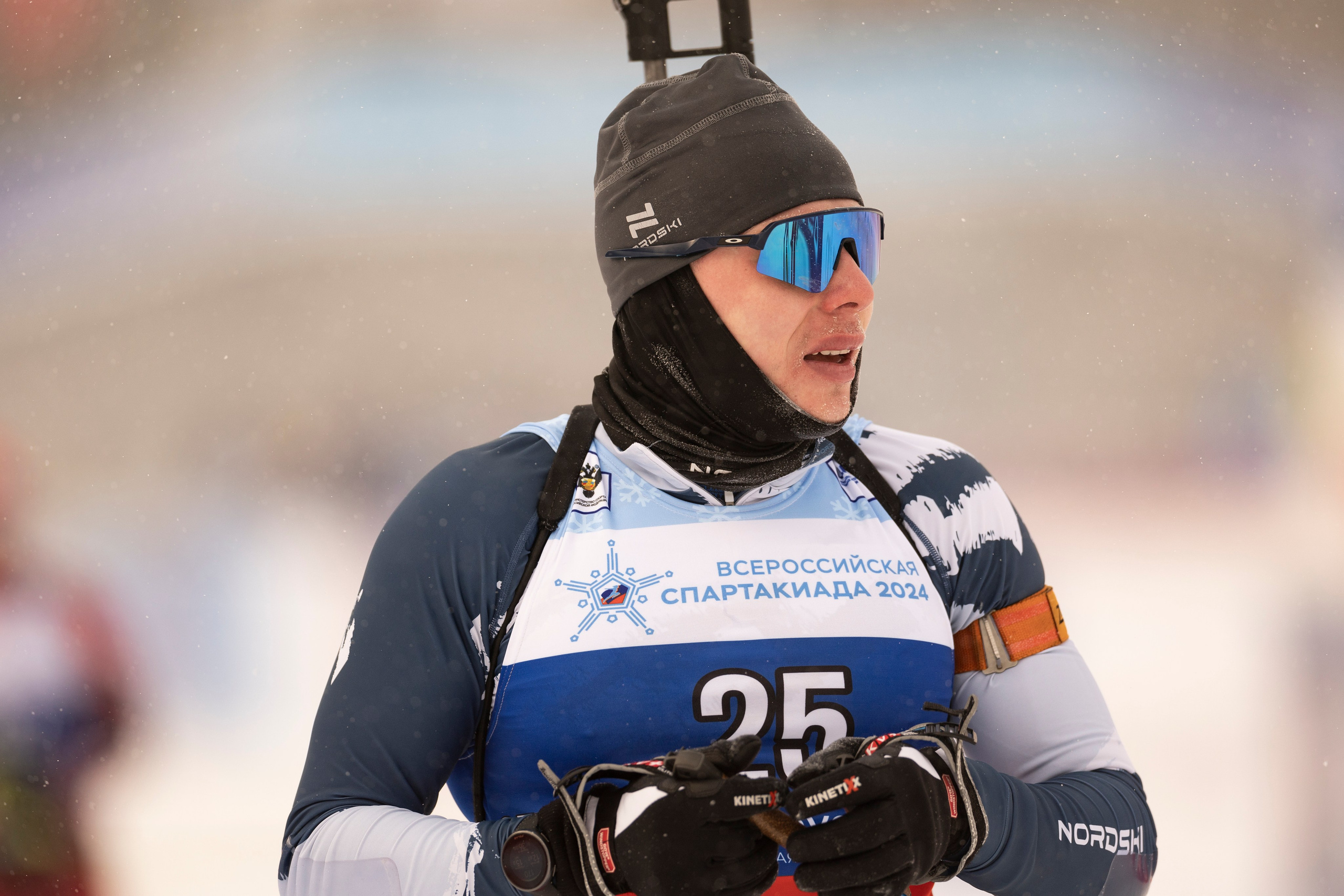 Всероссийская спартакиада по биатлону. Мужчины. Гонка преследования. Спортивный репортажный фотограф Казань Нафис Сиразетдинов