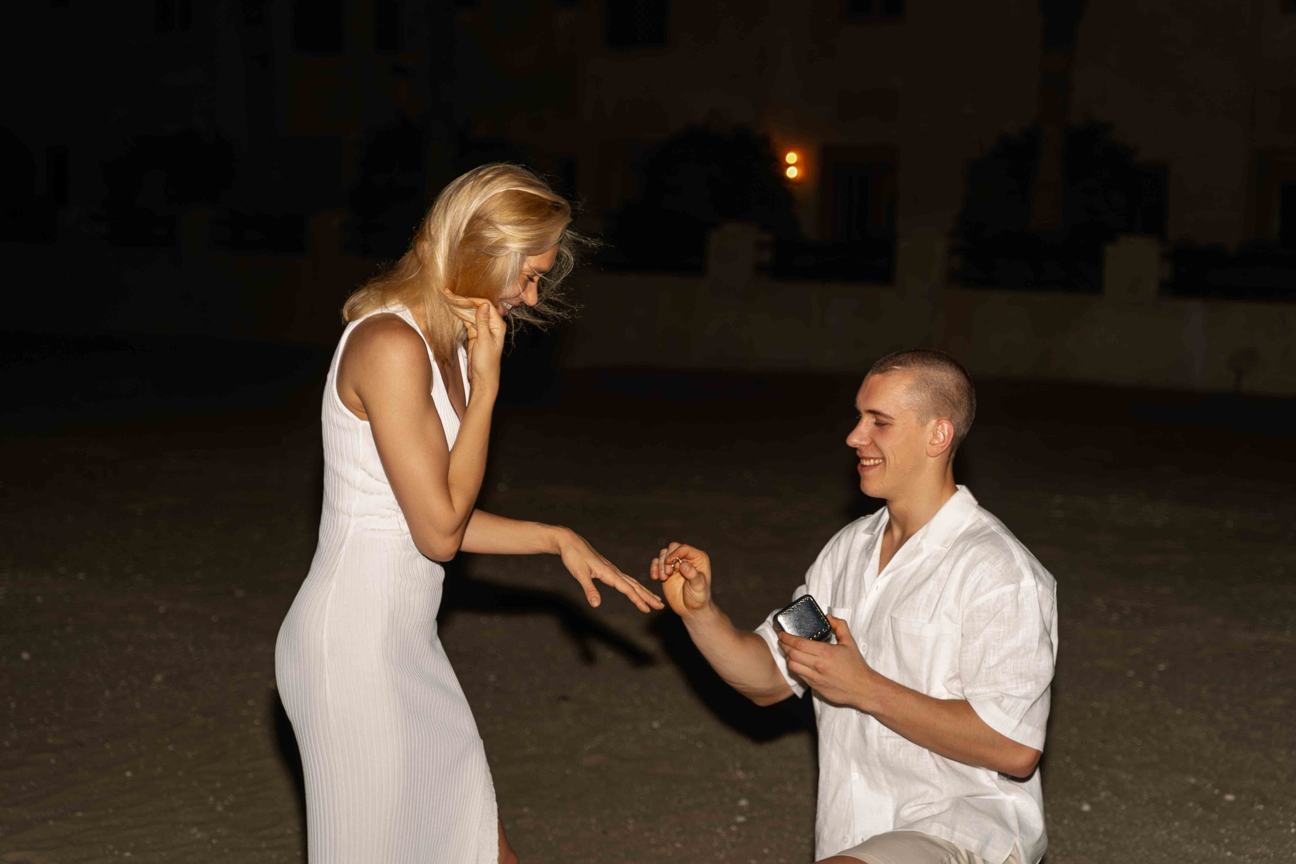 Предложение после заката | Елена и Никита. Фотограф и видеограф в Москве и Абу Даби Мария Кулагина