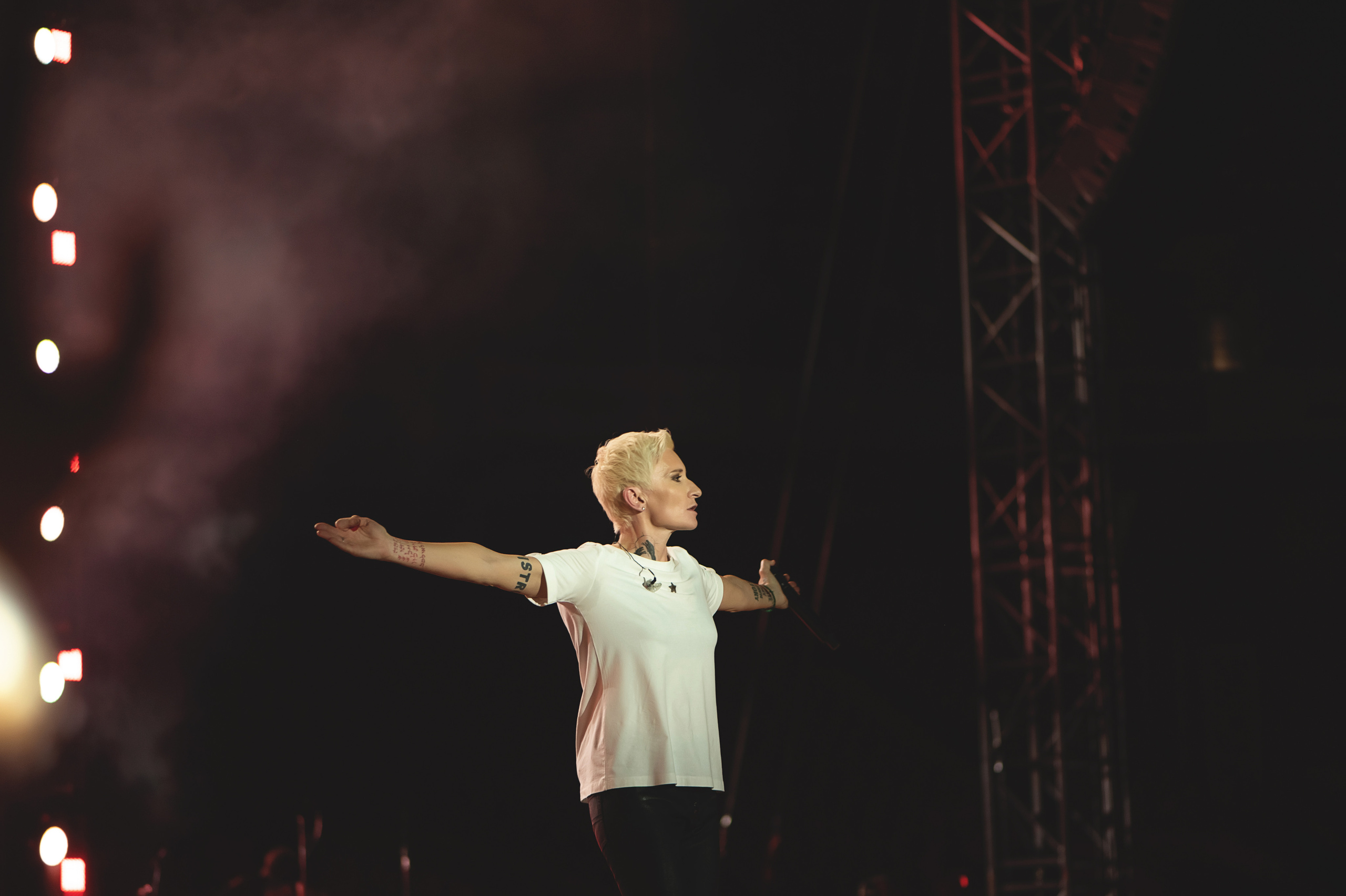 Диана Арбенина. Ночные Снайперы. 30 лет, Стадион Спарта, Москва, 08.07.2023. Фотограф в Москве, Оксана Ребристая