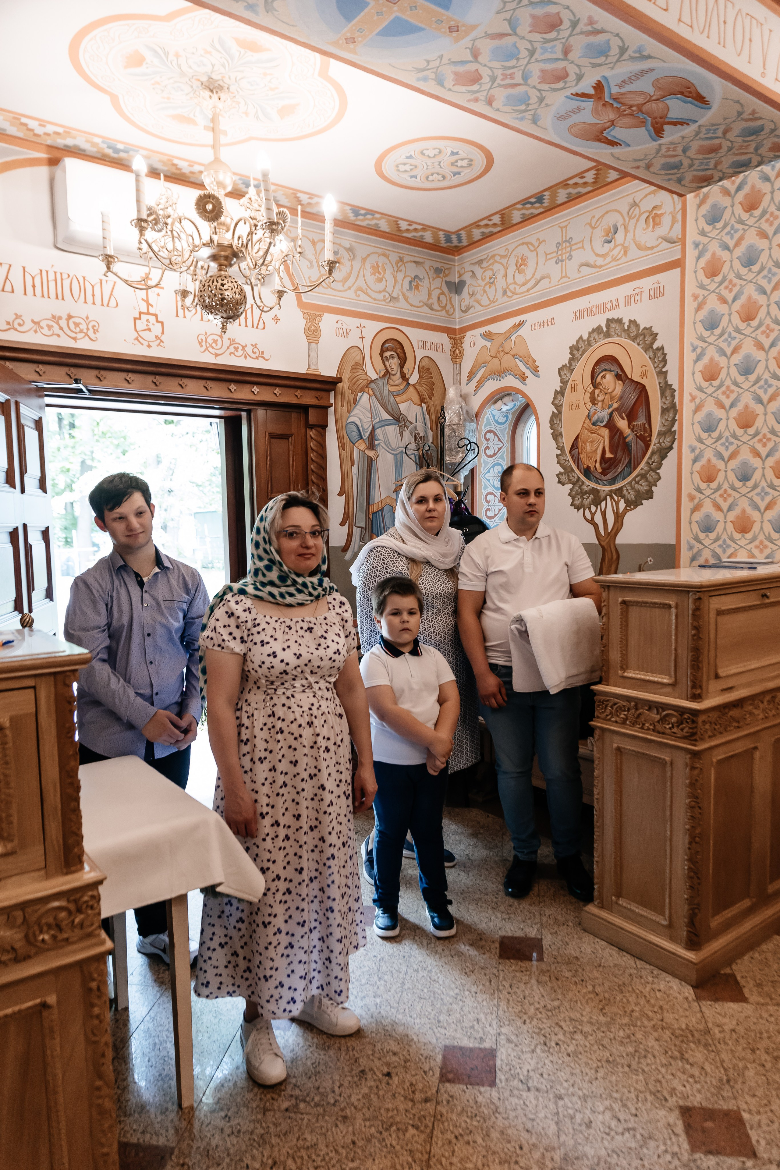 Крещение Максима. Семейный фотограф Минск Усова Ольга