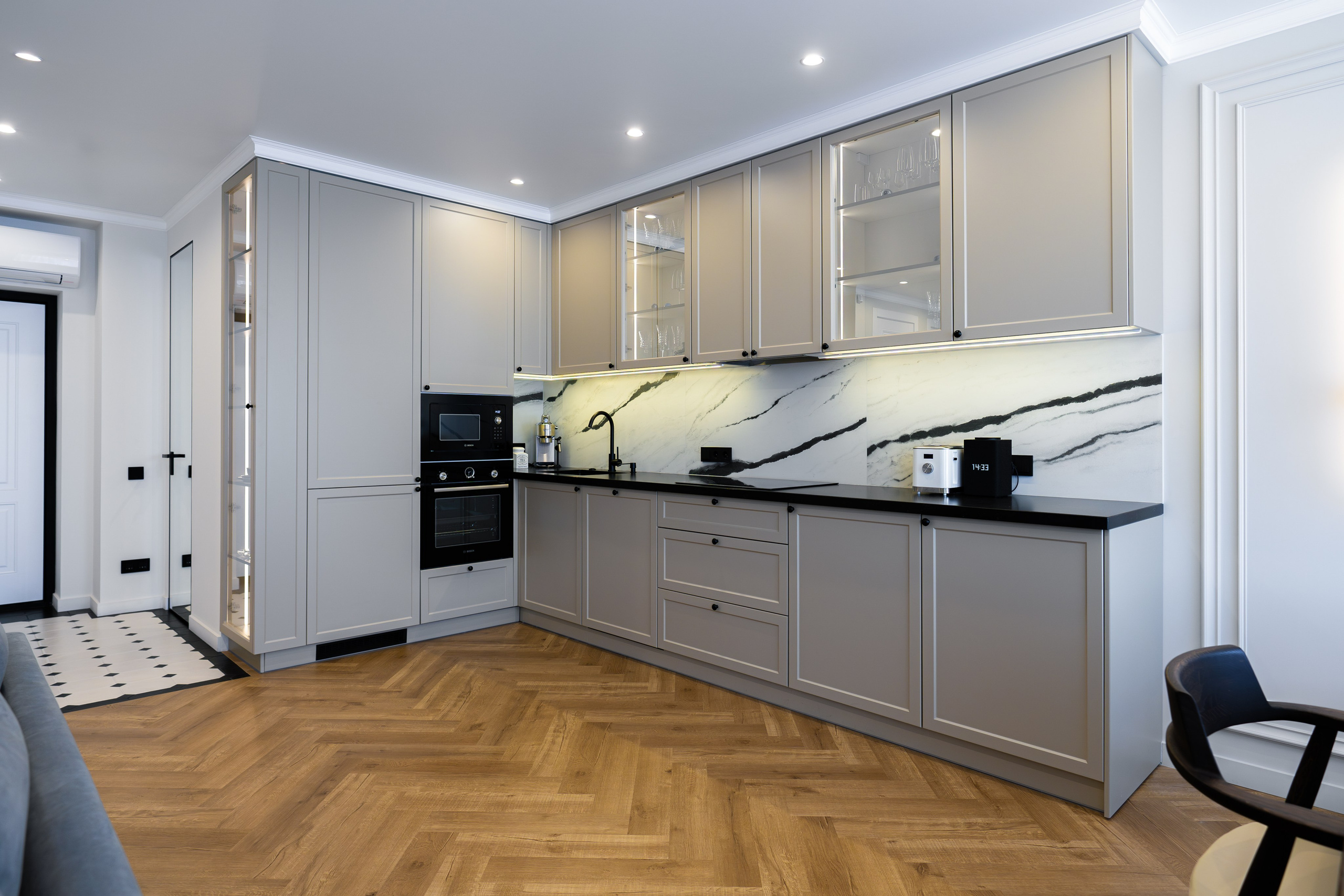 Реализация проекта ЖК Idel Tower 62 m² г. Уфа. Дизайн интерьера и ремонта Уфа Москва