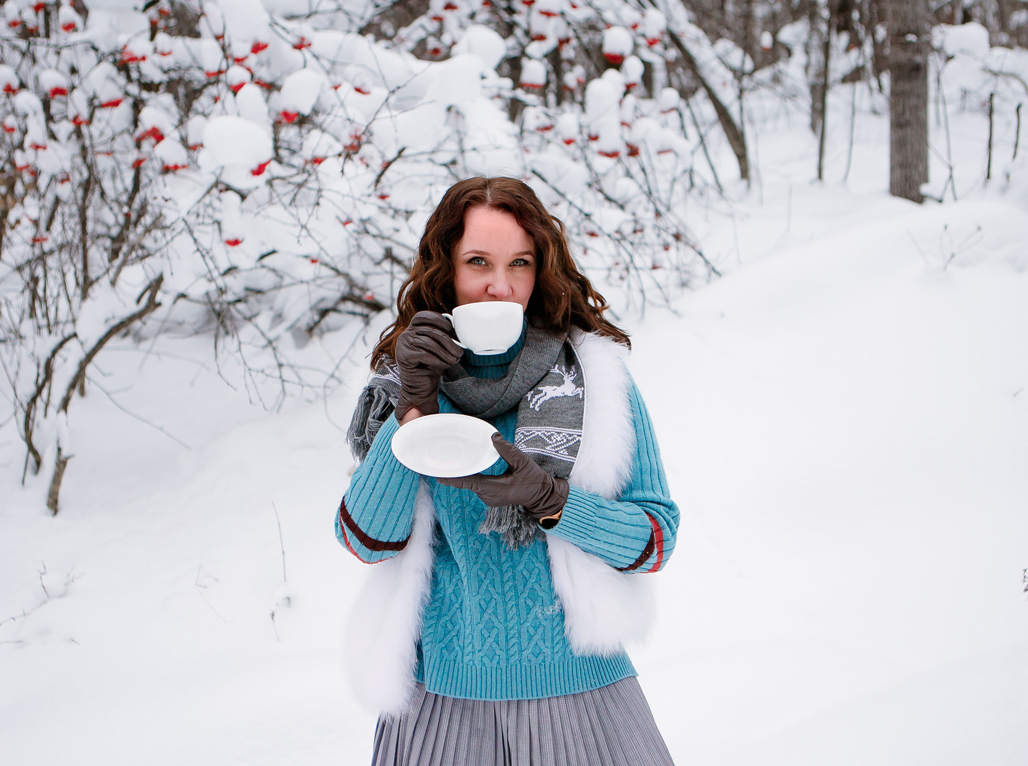 Елена. Зимняя прогулка. Фотограф в Тобольске Елена Лобакова