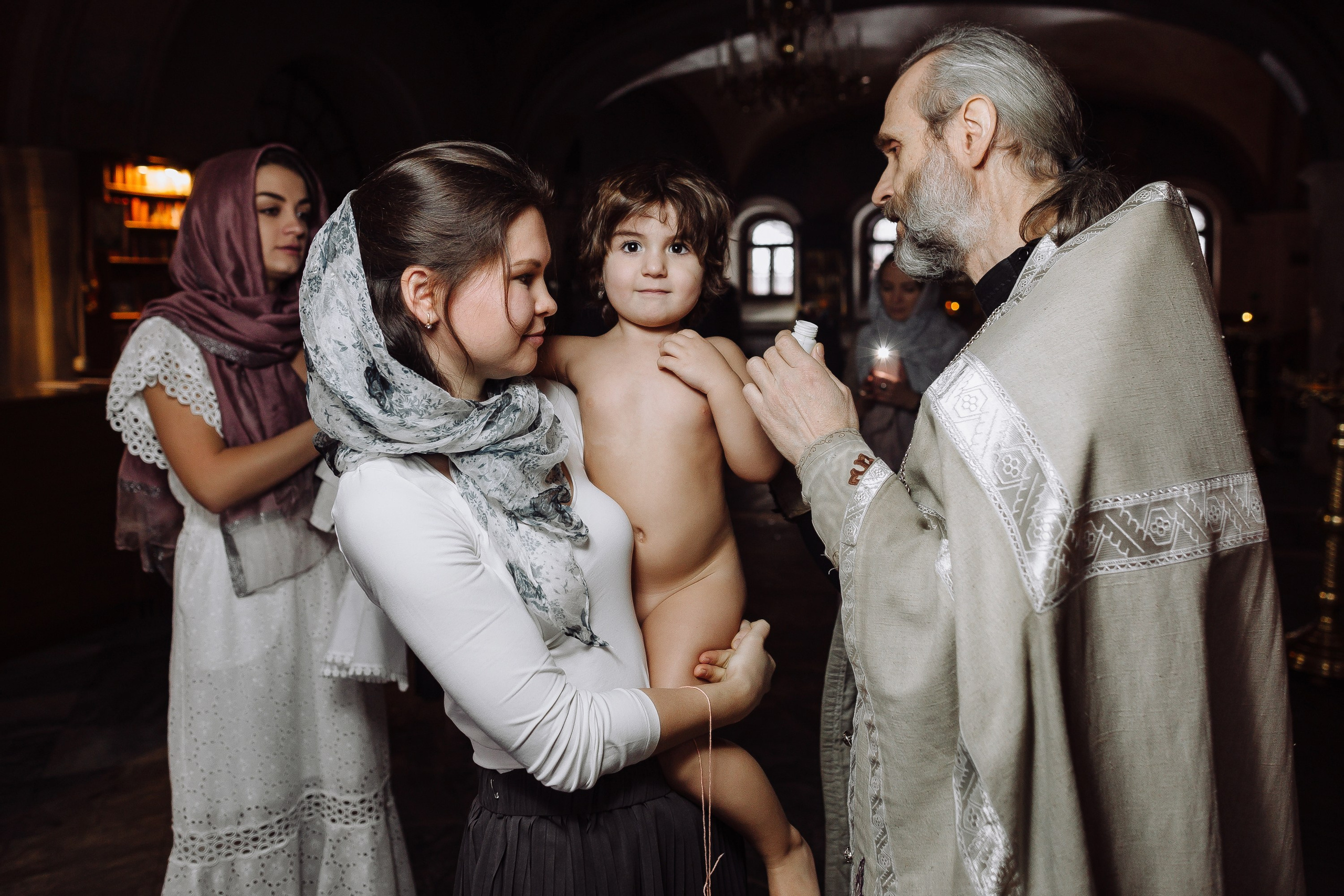 Крещение. Репортажный и свадебный фотограф в Москве Лена Таращенко