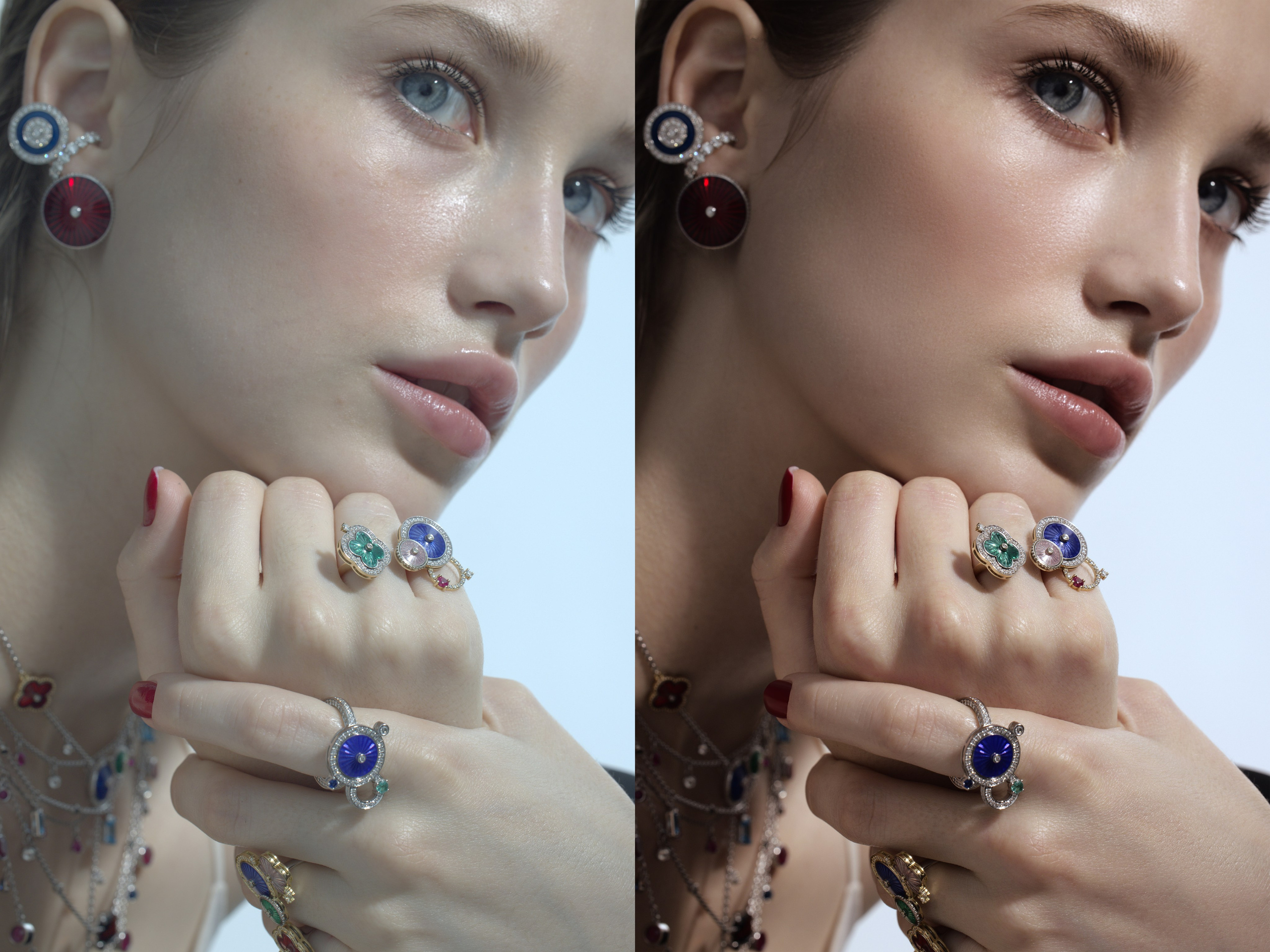 Ювелирная ретушь колец из натуральных камней и бижутерии | Студия SVITHART